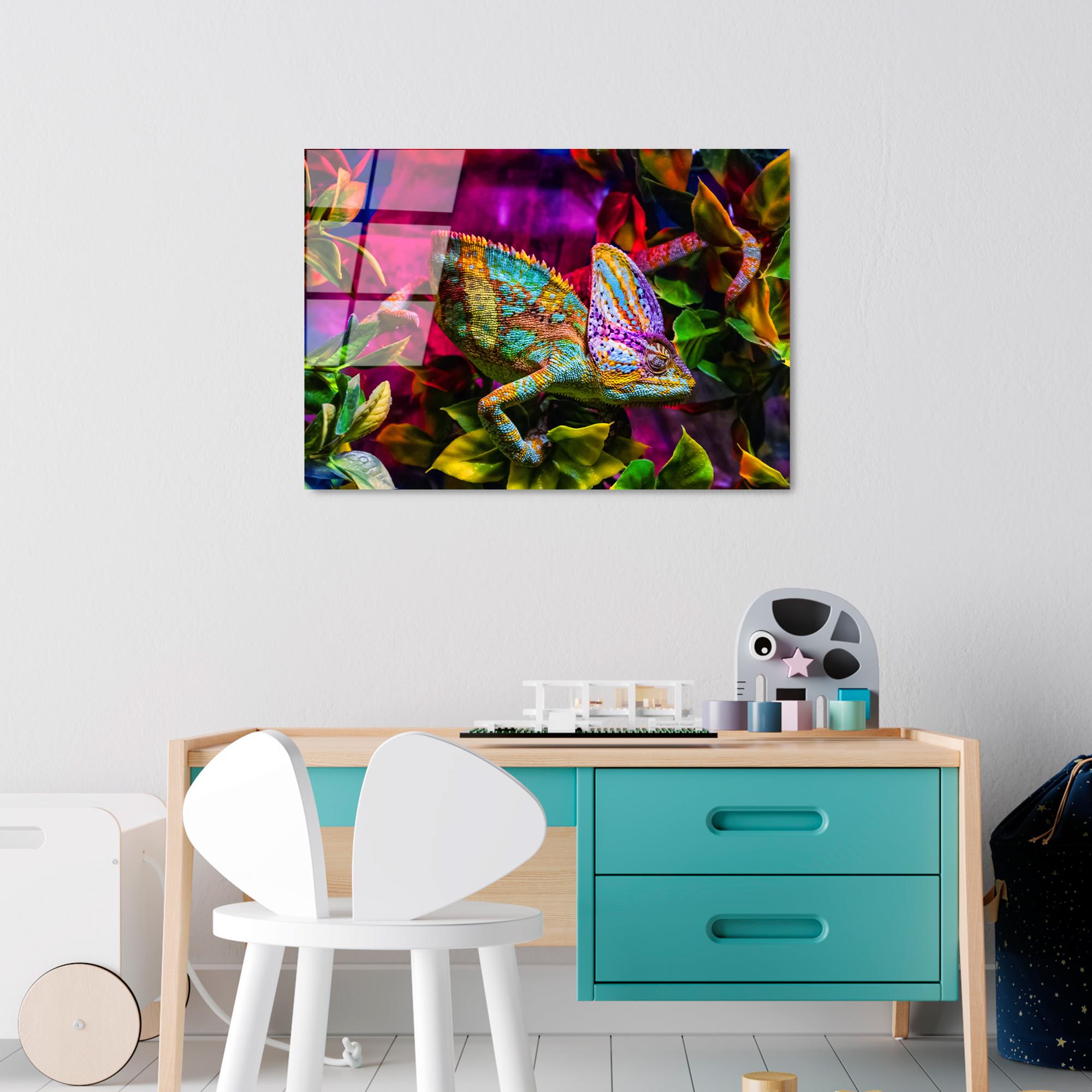 UV-281 Baskılı Cam Dikdörtgen Duvar Tablosu | ByLamp