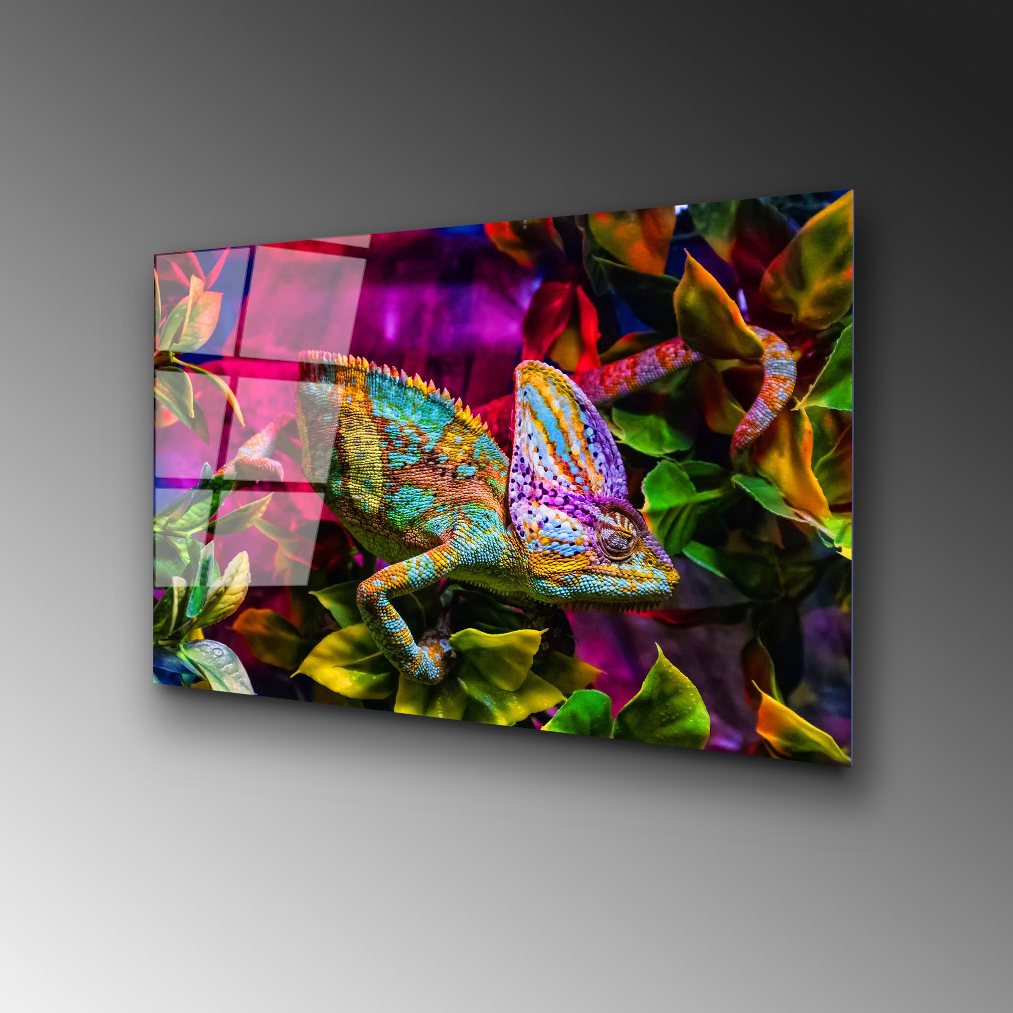 UV-281 Baskılı Cam Dikdörtgen Duvar Tablosu | ByLamp