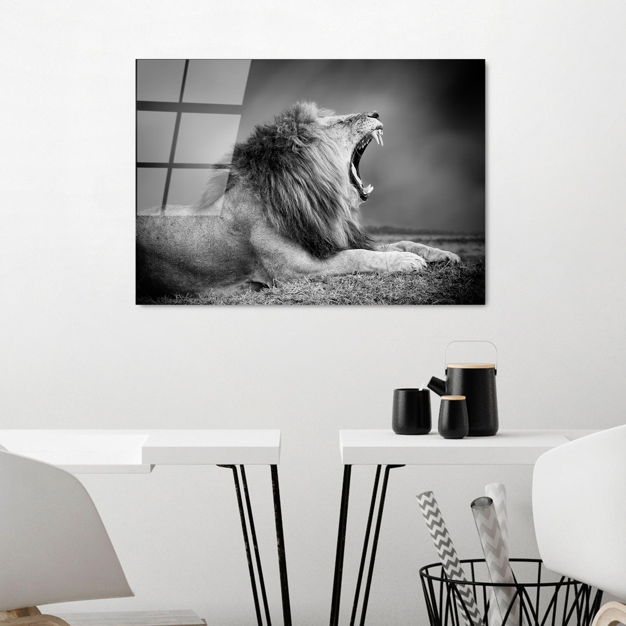 UV-282 Baskılı Cam Dikdörtgen Duvar Tablosu | ByLamp