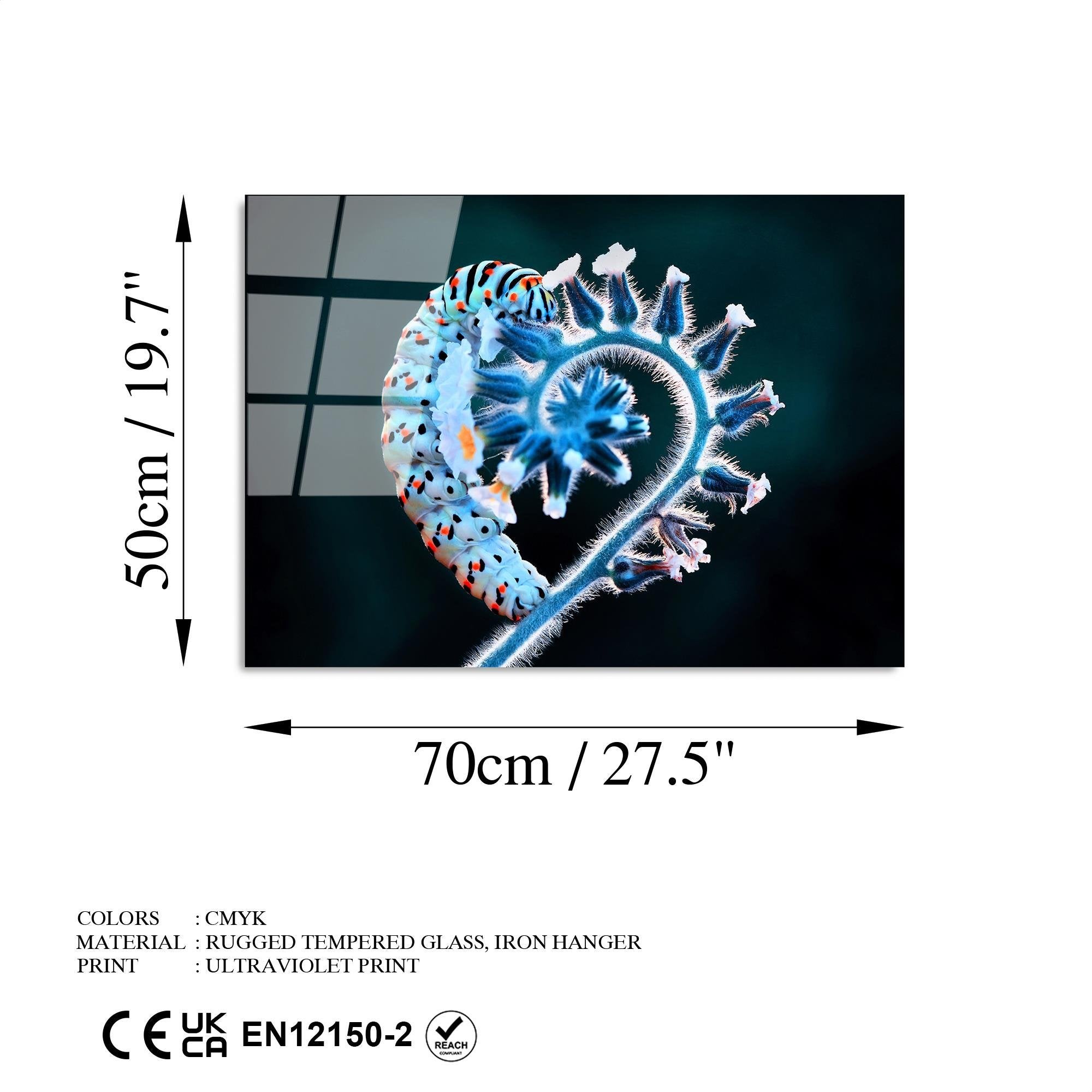 UV-283 Baskılı Cam Dikdörtgen Duvar Tablosu | ByLamp