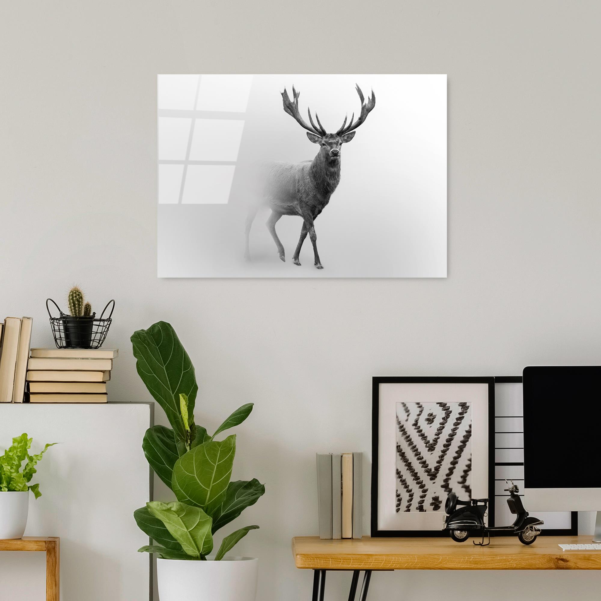 UV-284 Baskılı Cam Dikdörtgen Duvar Tablosu | ByLamp