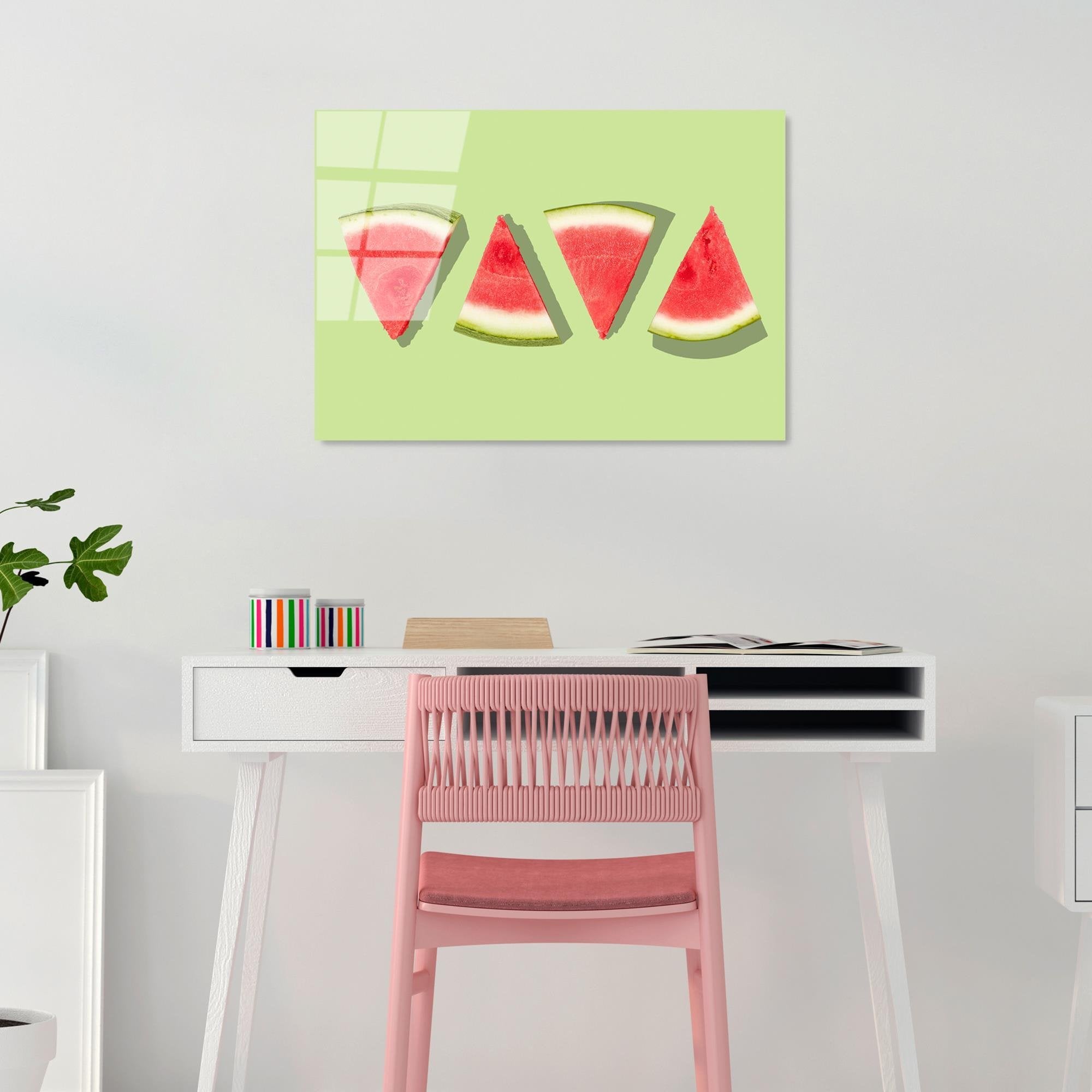 UV-286 Baskılı Cam Dikdörtgen Duvar Tablosu | ByLamp