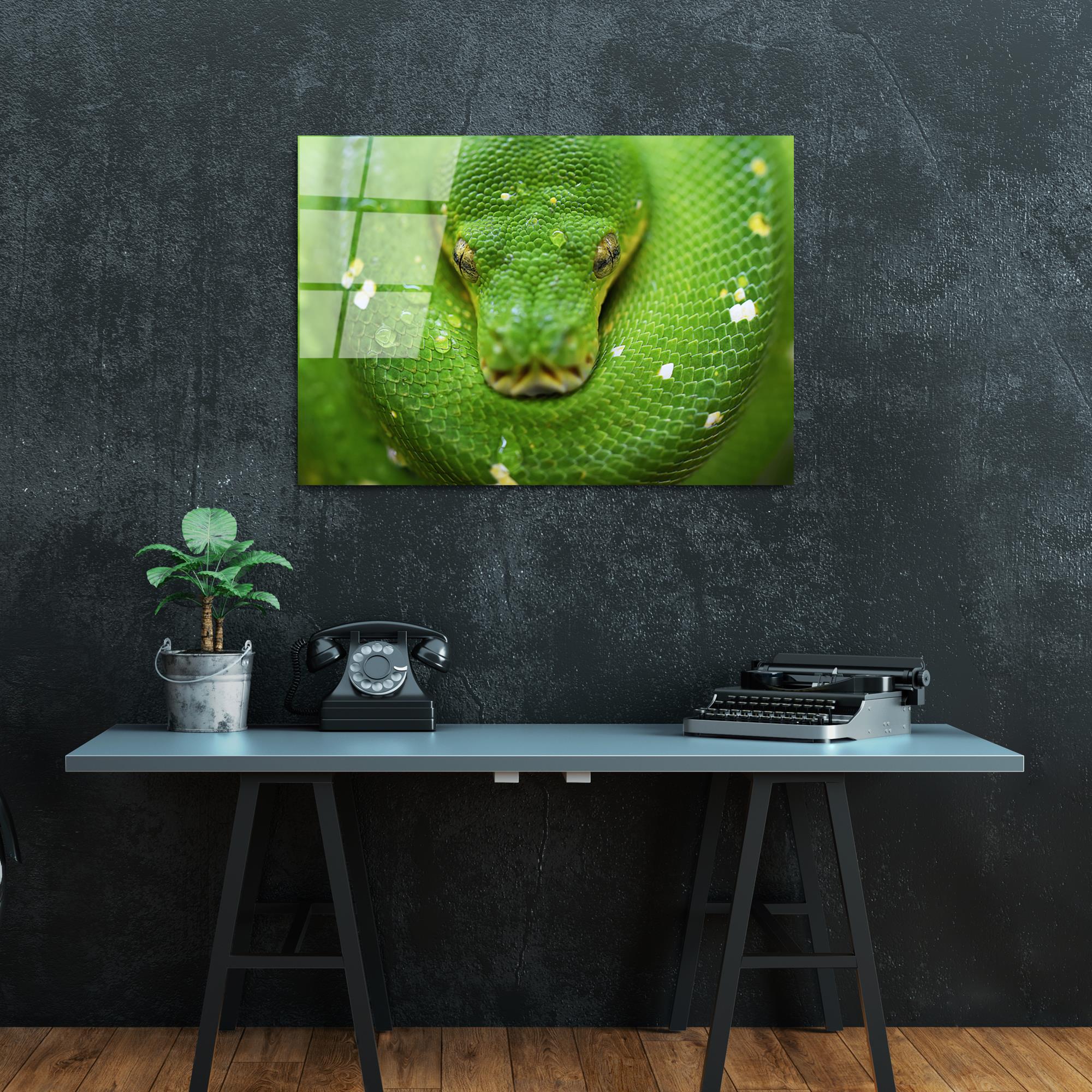 UV-287 Baskılı Cam Dikdörtgen Duvar Tablosu | ByLamp