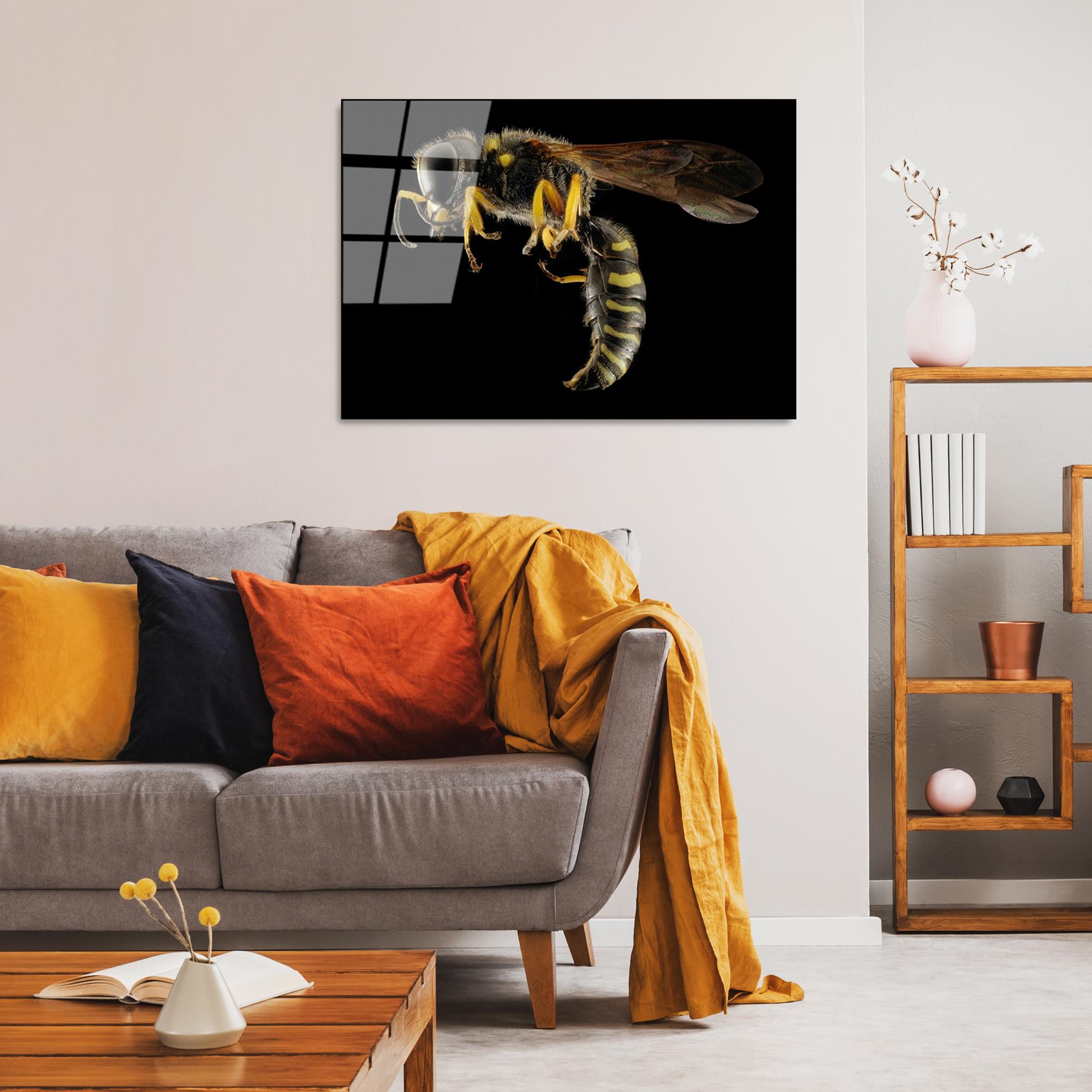 UV-292 Baskılı Cam Dikdörtgen Duvar Tablosu | ByLamp