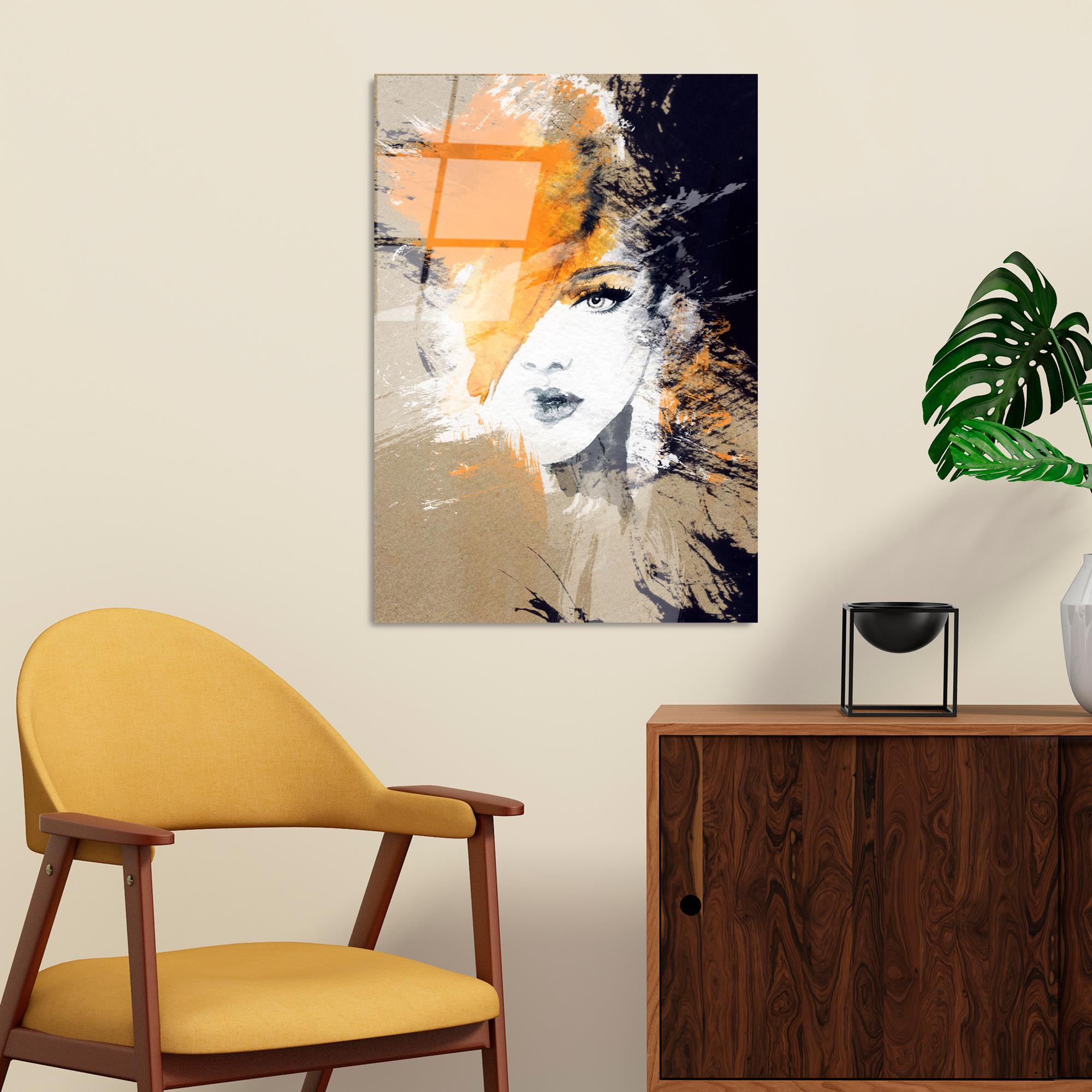 UV-293 Baskılı Cam Dikdörtgen Duvar Tablosu | ByLamp