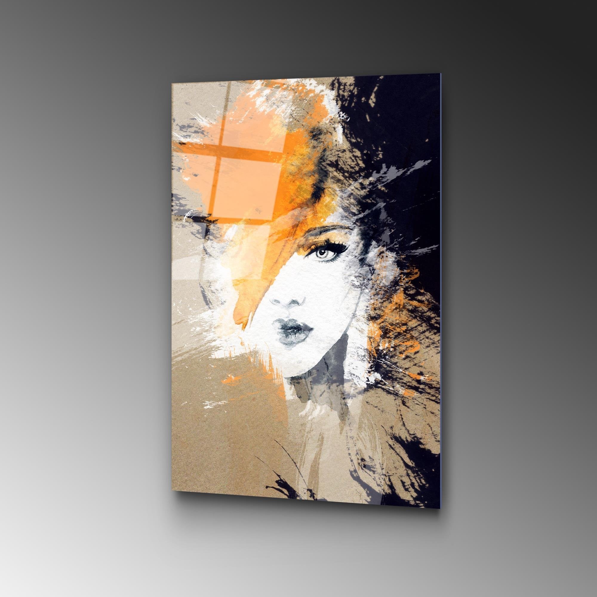 UV-293 Baskılı Cam Dikdörtgen Duvar Tablosu | ByLamp