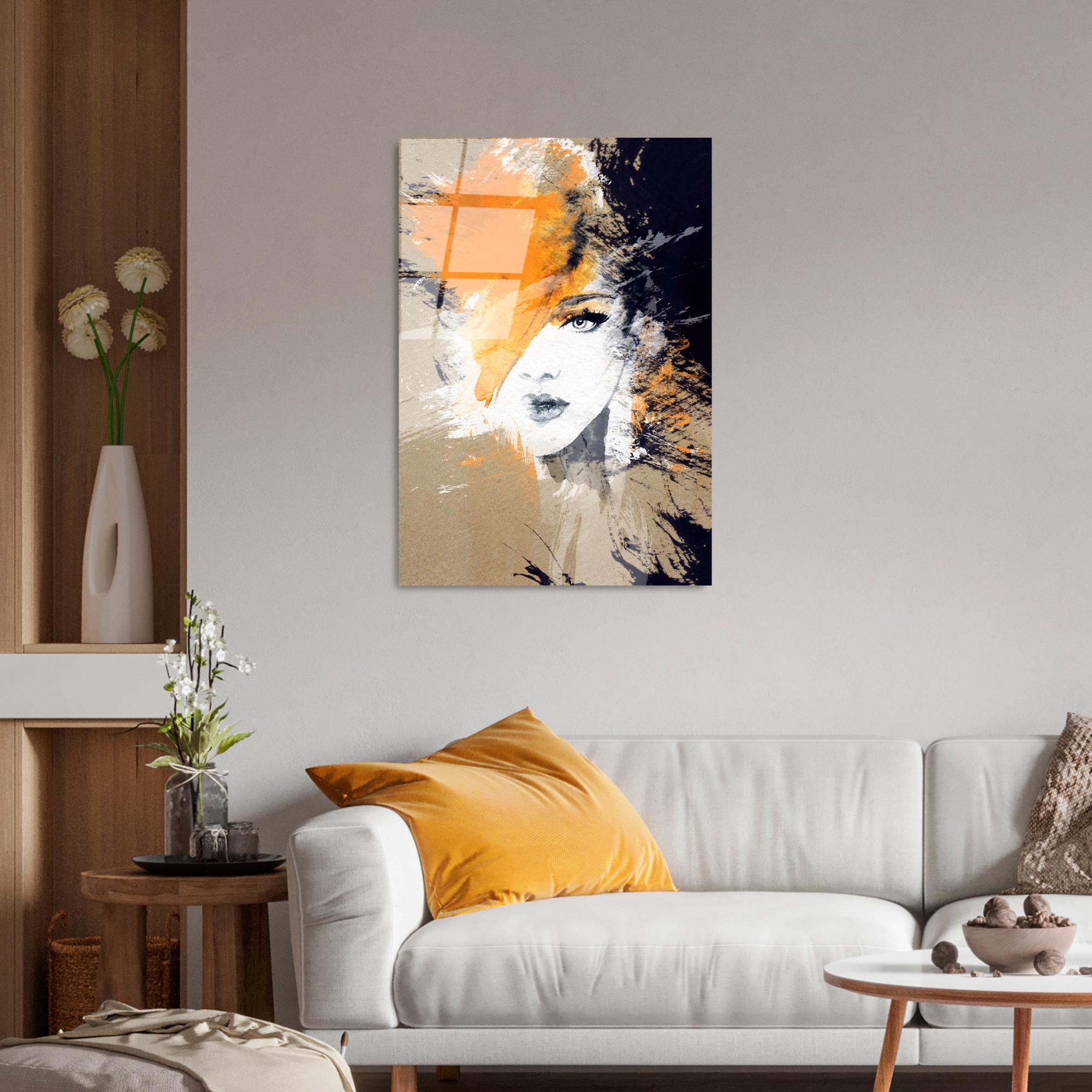 UV-293 Baskılı Cam Dikdörtgen Duvar Tablosu | ByLamp