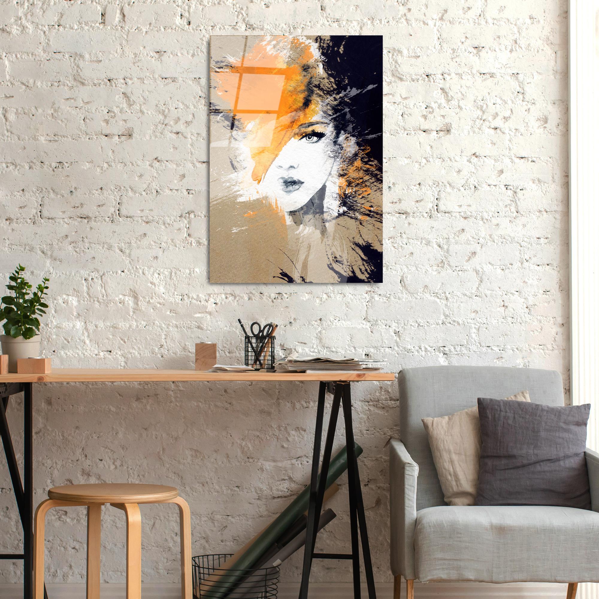 UV-293 Baskılı Cam Dikdörtgen Duvar Tablosu | ByLamp