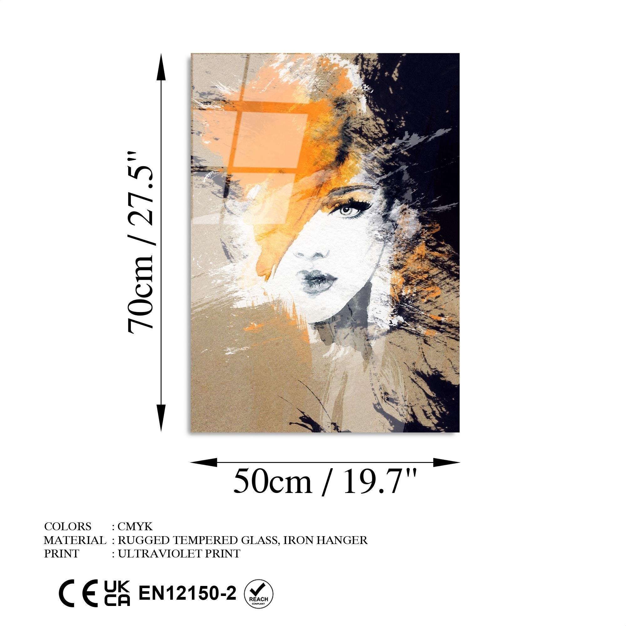 UV-293 Baskılı Cam Dikdörtgen Duvar Tablosu | ByLamp