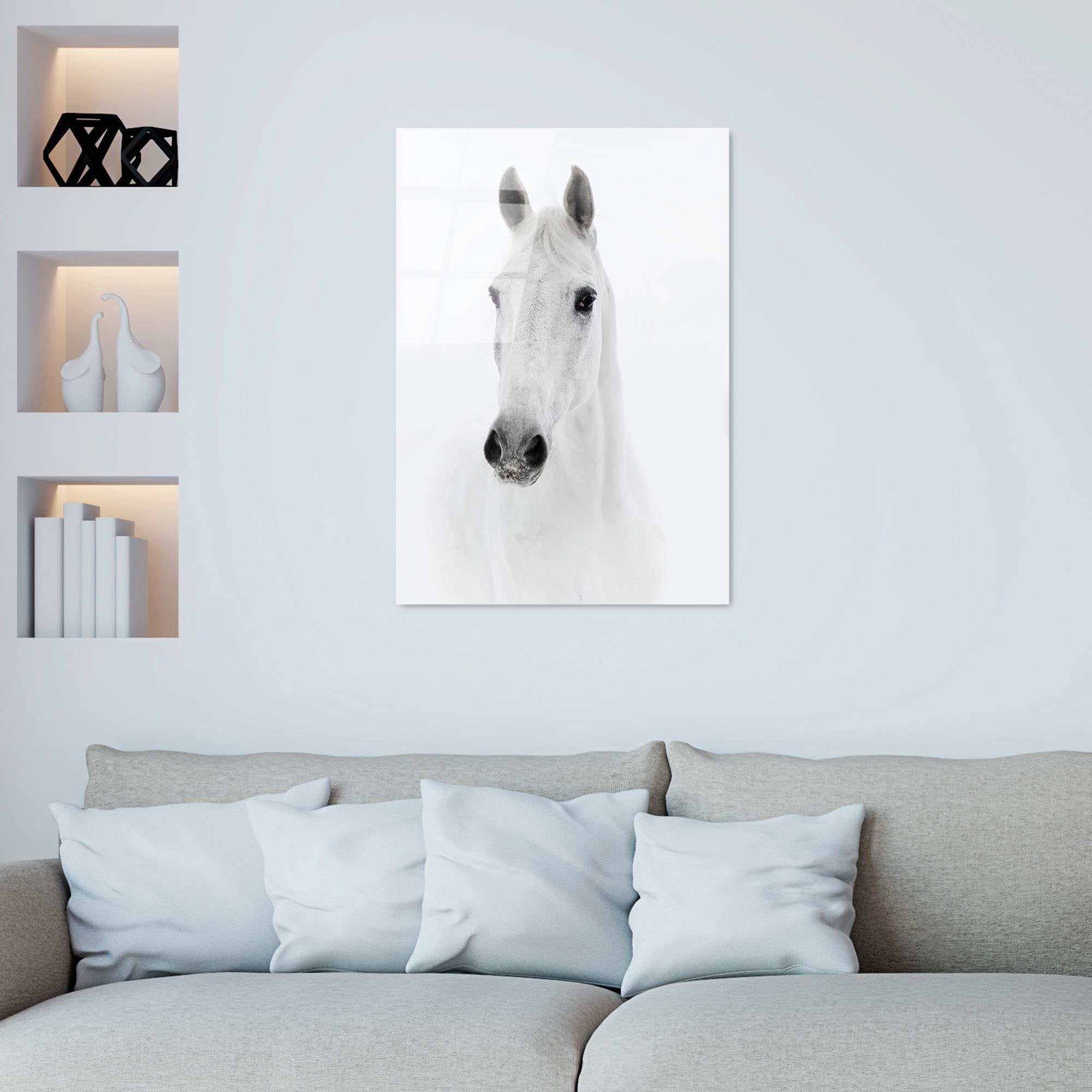 UV-295 Baskılı Cam Dikdörtgen Duvar Tablosu | ByLamp