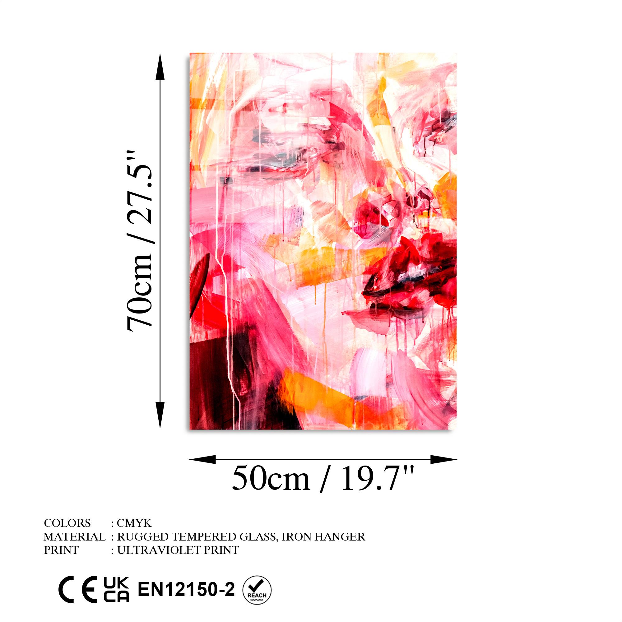 UV-296 Baskılı Cam Dikdörtgen Duvar Tablosu | ByLamp