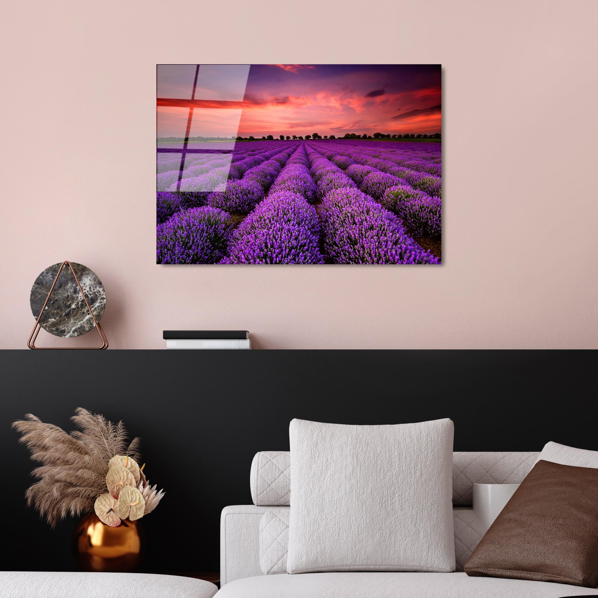 UV-301 Baskılı Cam Dikdörtgen Duvar Tablosu | ByLamp