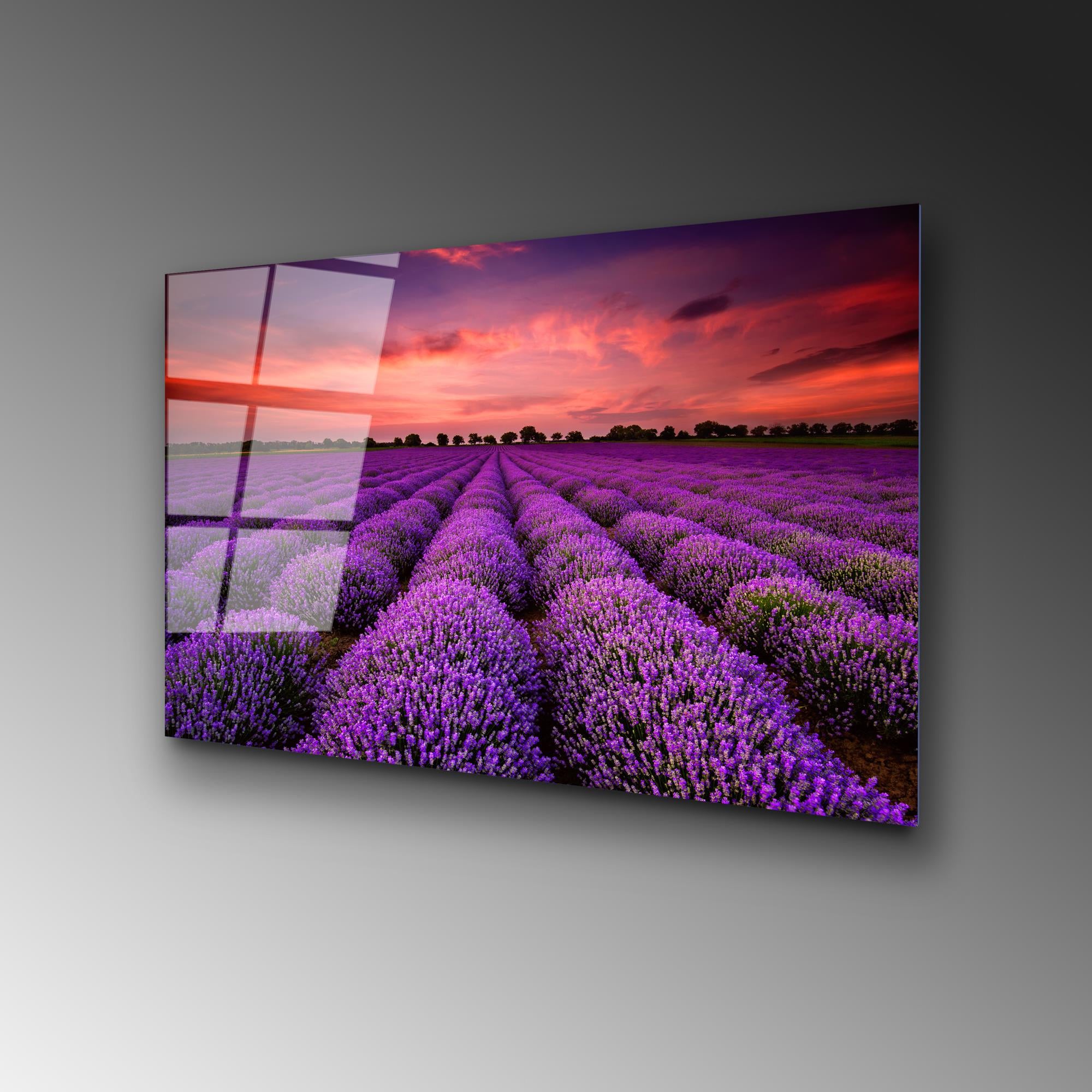 UV-301 Baskılı Cam Dikdörtgen Duvar Tablosu | ByLamp