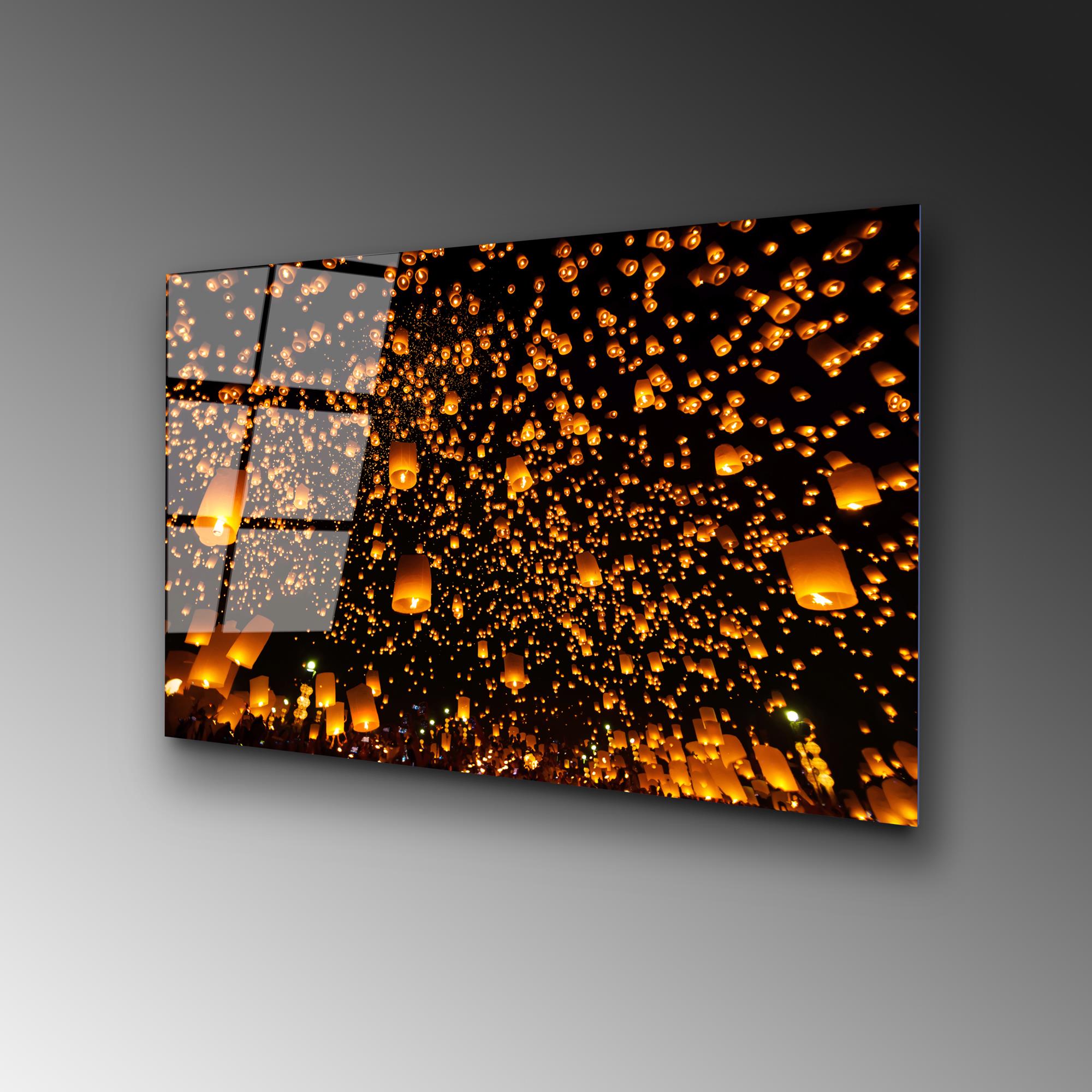 UV-302 Baskılı Cam Dikdörtgen Duvar Tablosu | ByLamp