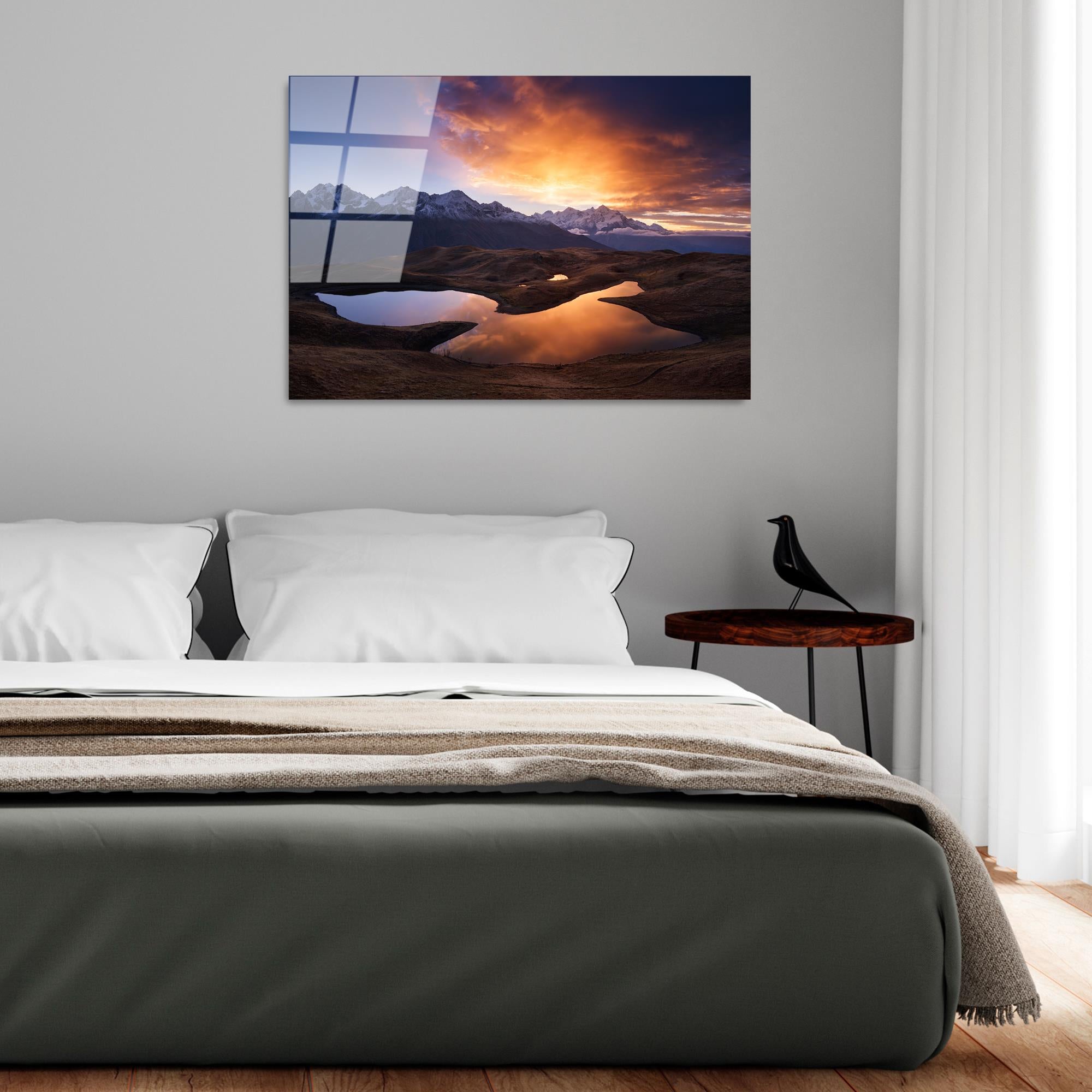 UV-303 Baskılı Cam Dikdörtgen Duvar Tablosu | ByLamp