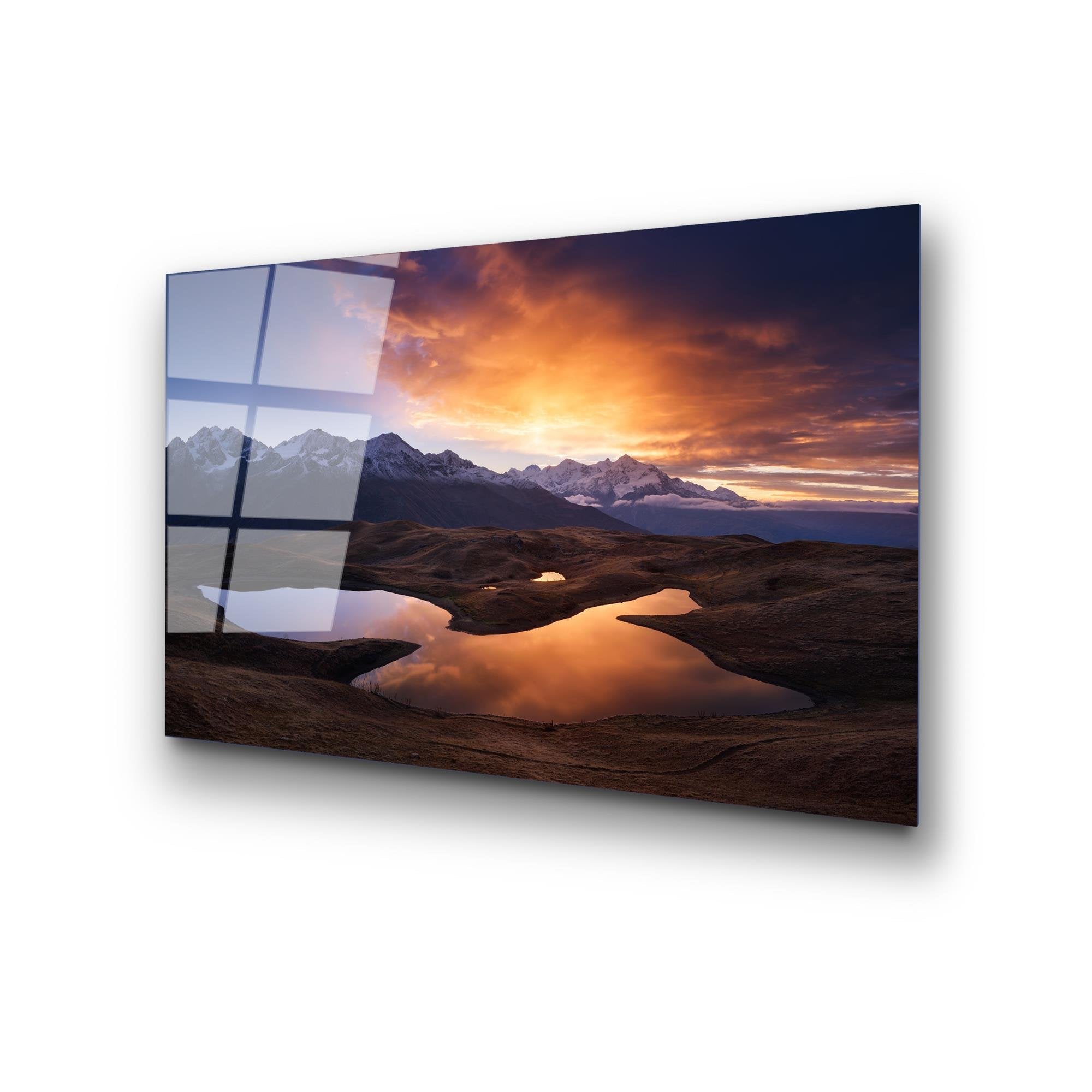 UV-303 Baskılı Cam Dikdörtgen Duvar Tablosu | ByLamp