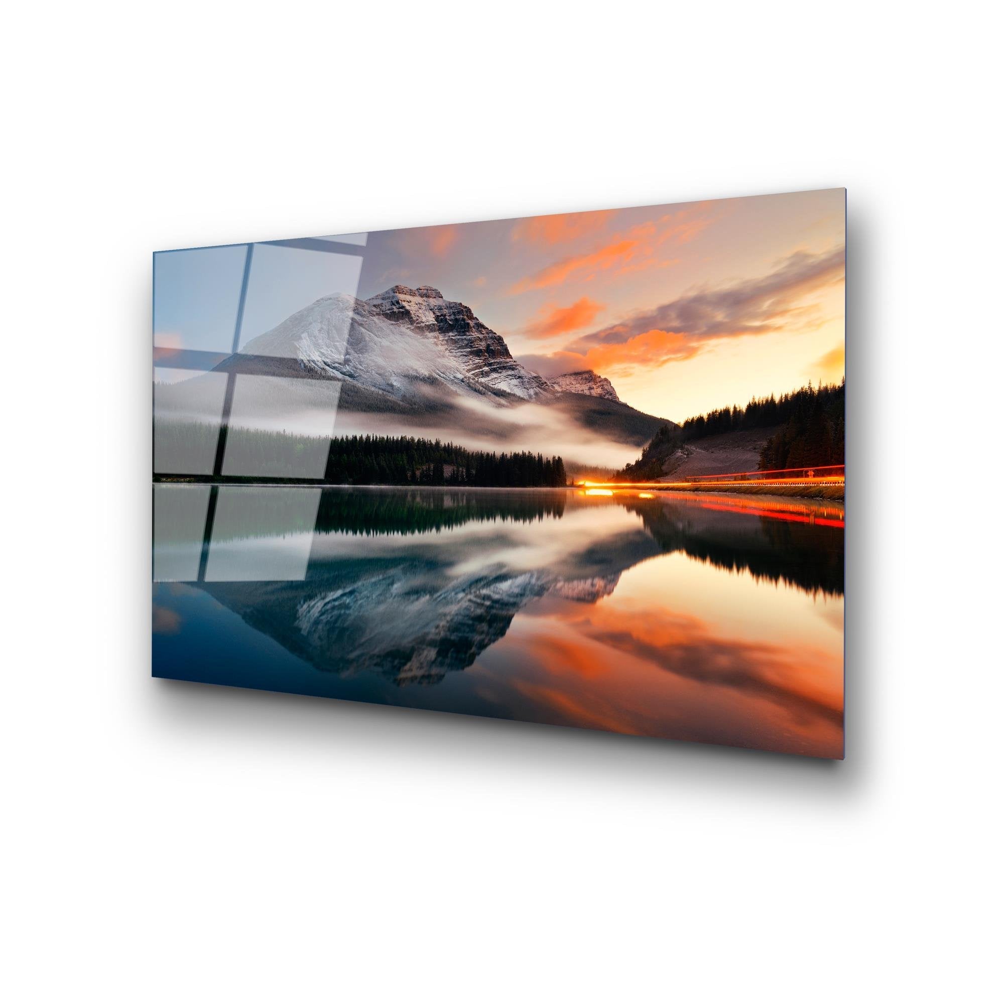 UV-304 Baskılı Cam Dikdörtgen Duvar Tablosu | ByLamp