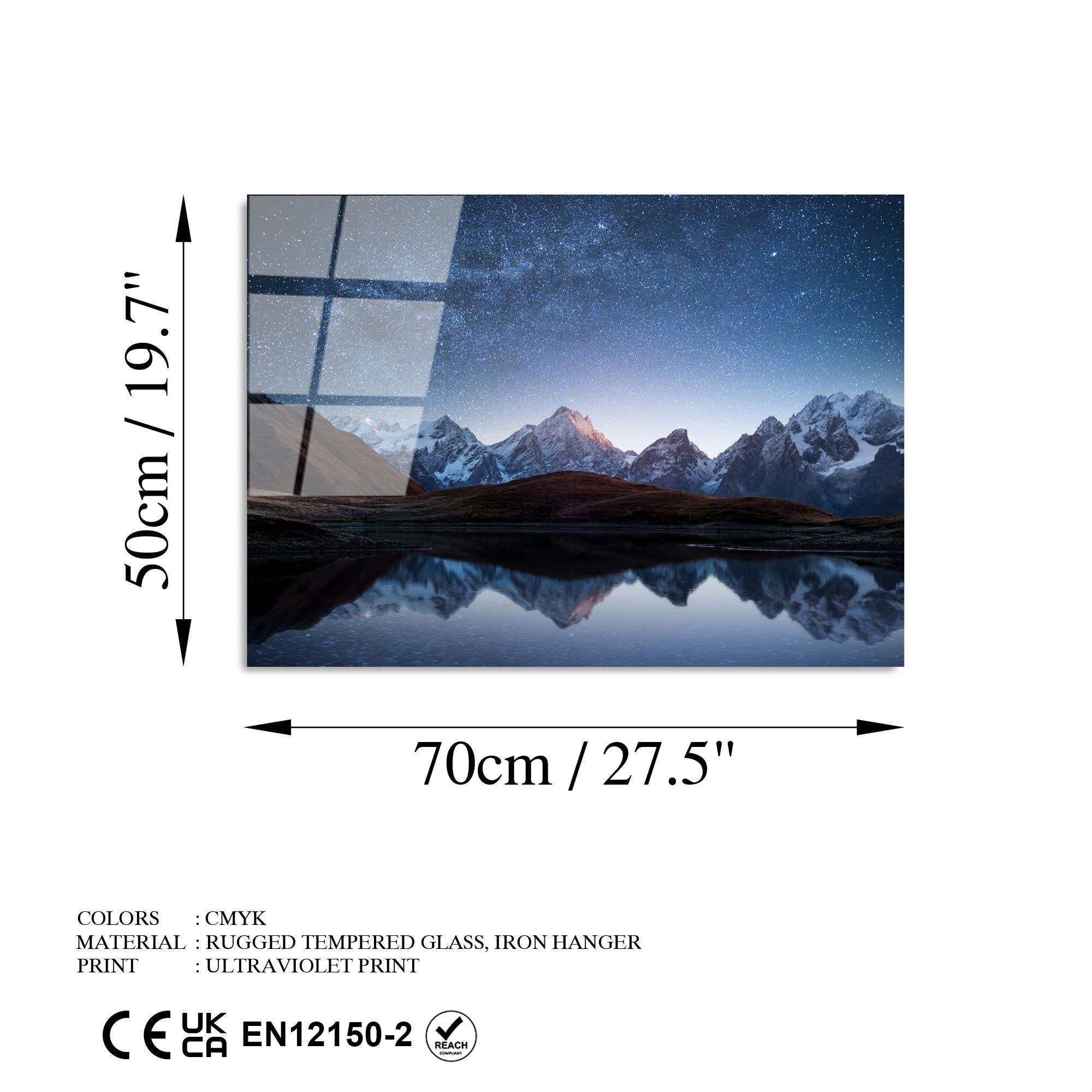 UV-305 Baskılı Cam Dikdörtgen Duvar Tablosu | ByLamp