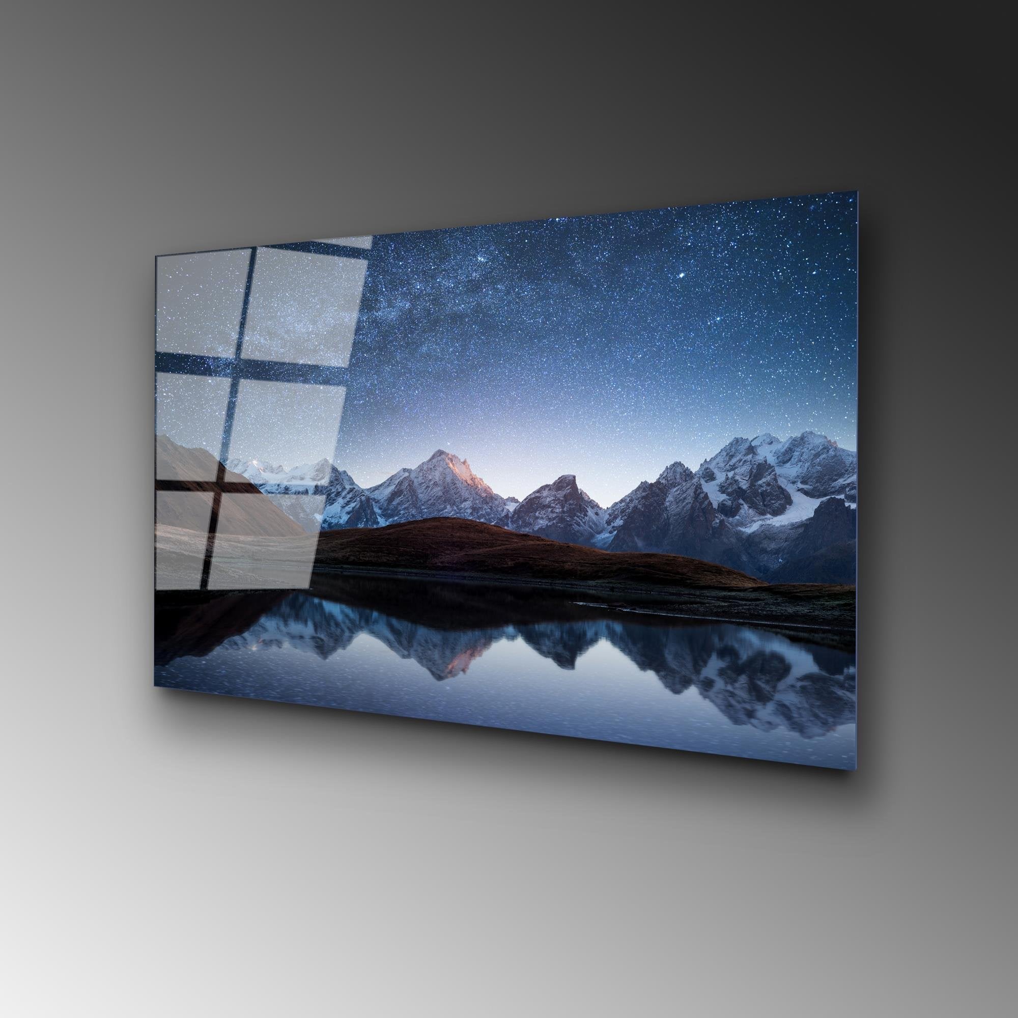 UV-305 Baskılı Cam Dikdörtgen Duvar Tablosu | ByLamp