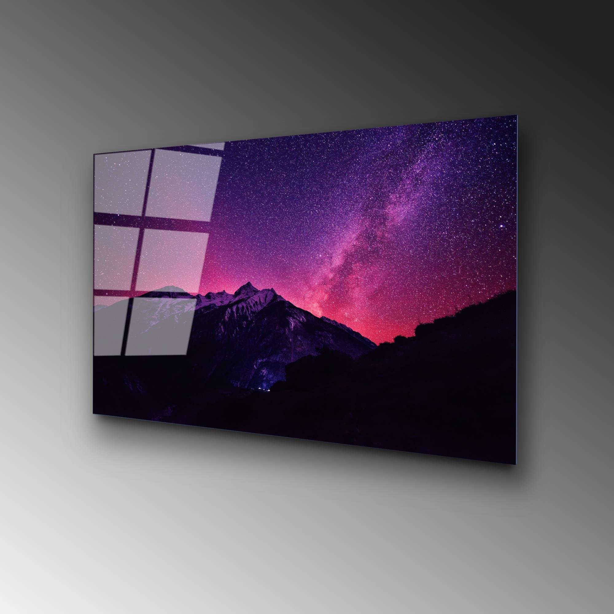 UV-306 Baskılı Cam Dikdörtgen Duvar Tablosu | ByLamp