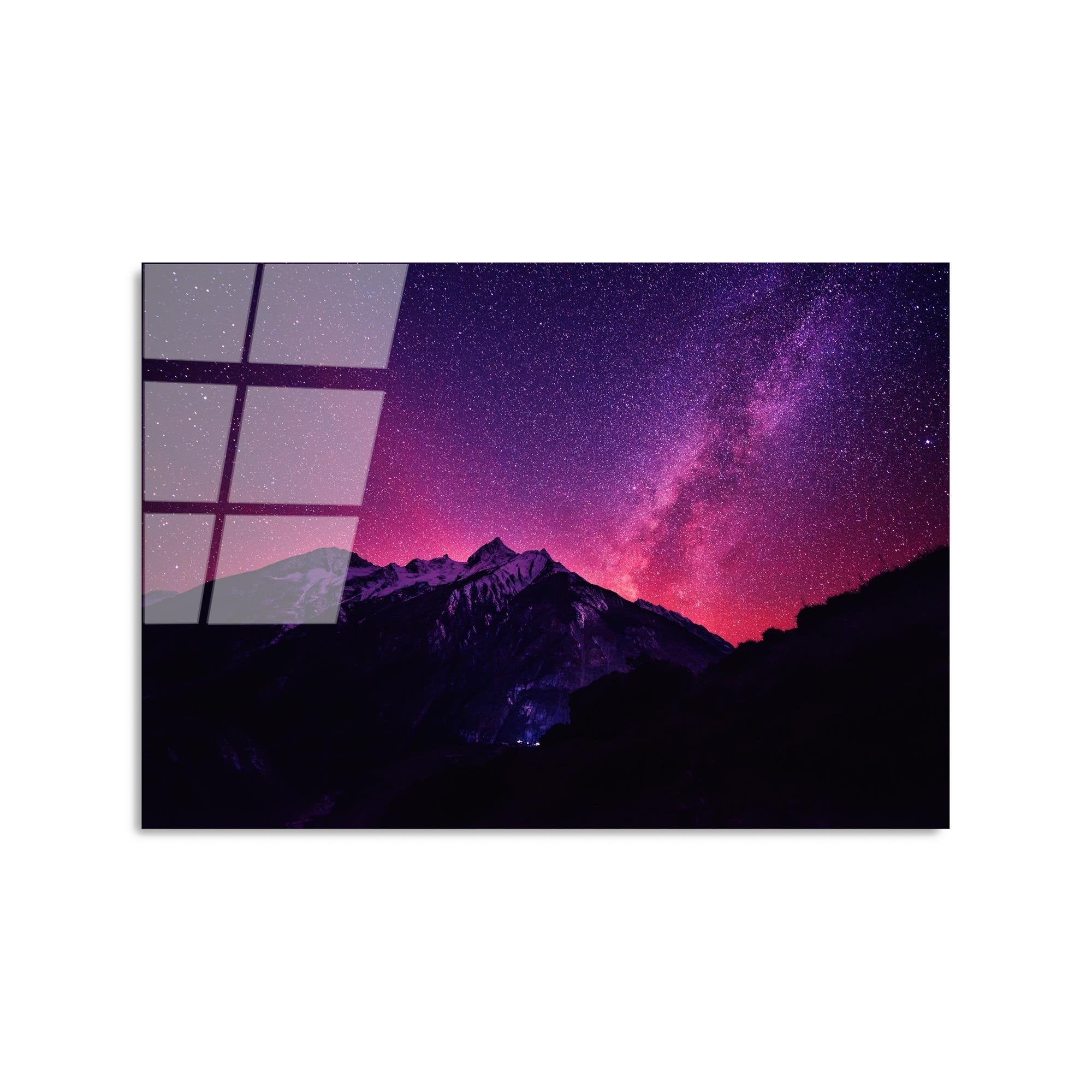 UV-306 Baskılı Cam Dikdörtgen Duvar Tablosu | ByLamp