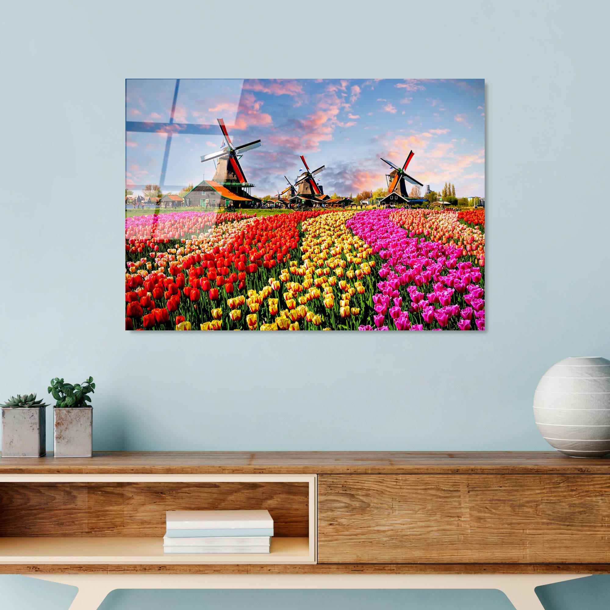 UV-308 Baskılı Cam Dikdörtgen Duvar Tablosu | ByLamp