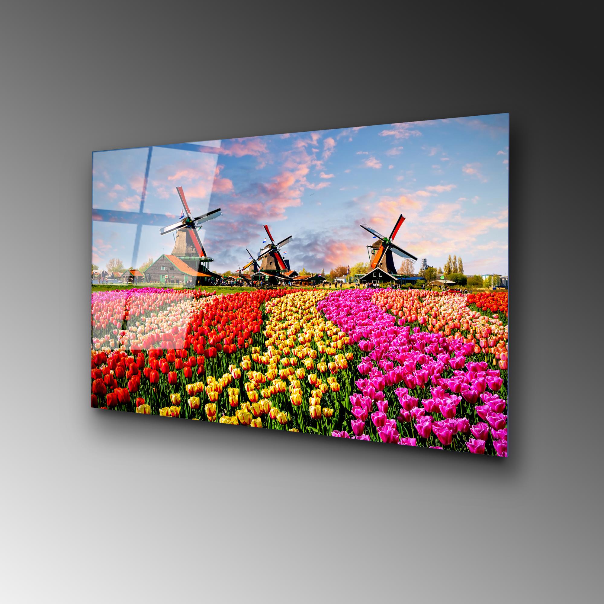 UV-308 Baskılı Cam Dikdörtgen Duvar Tablosu | ByLamp