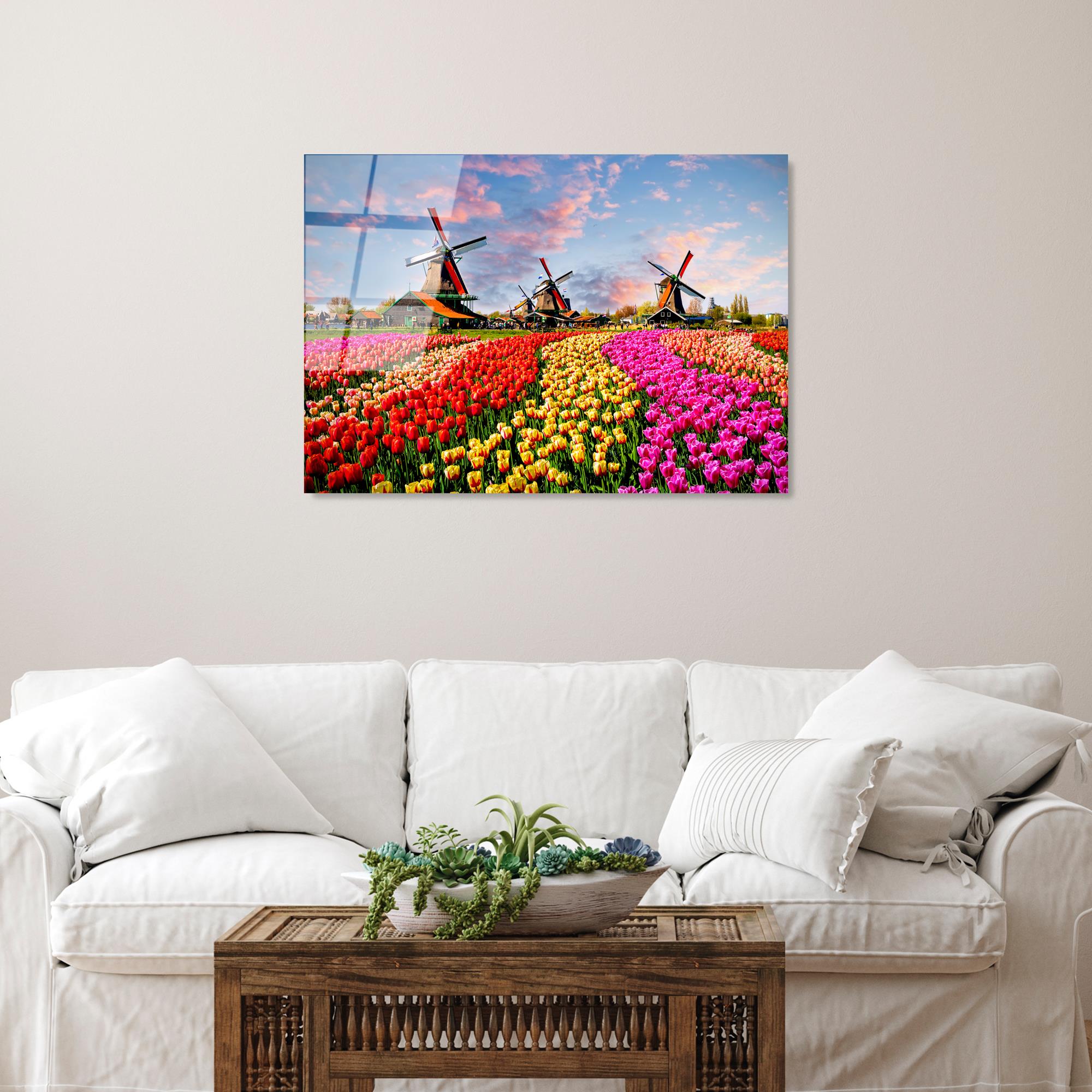 UV-308 Baskılı Cam Dikdörtgen Duvar Tablosu | ByLamp