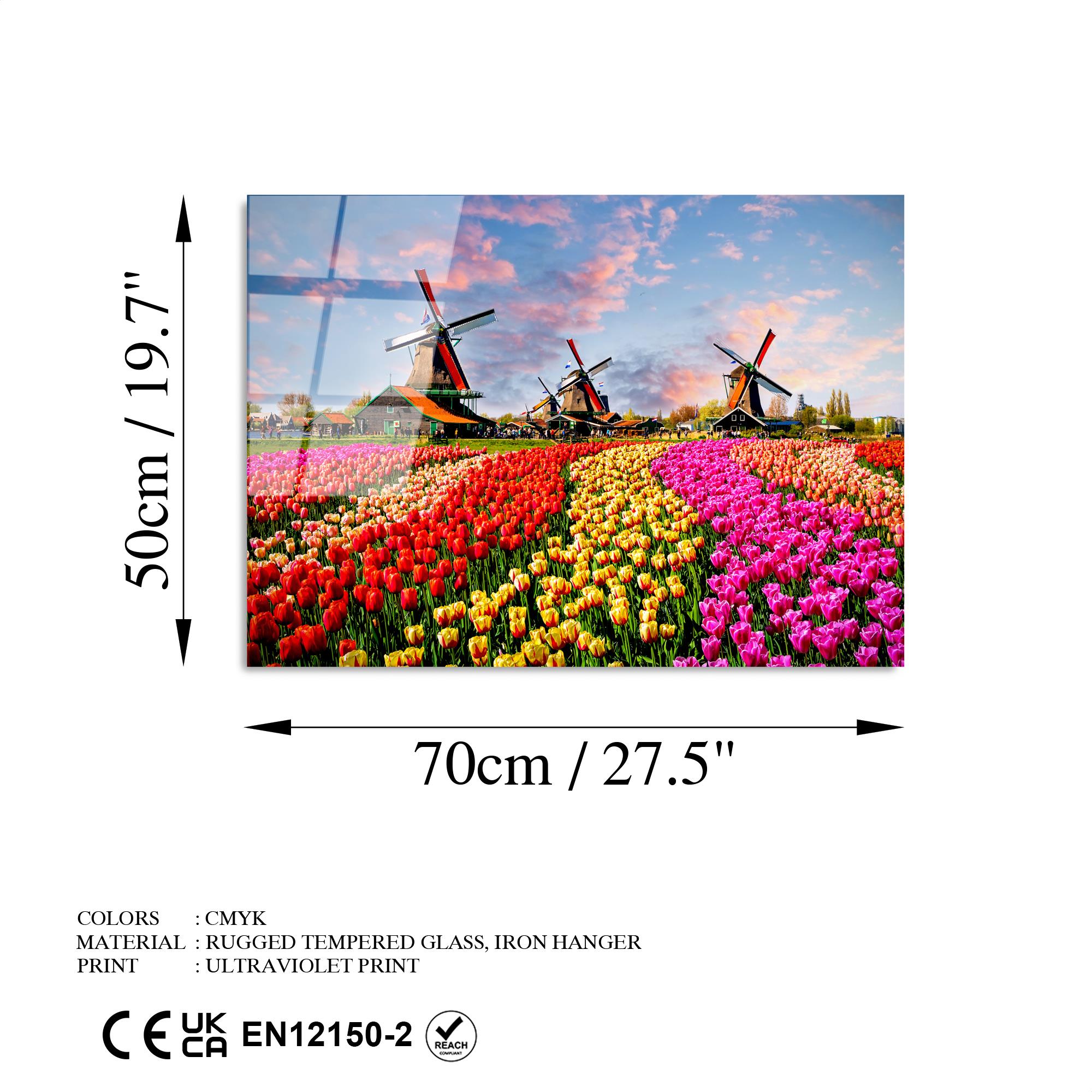 UV-308 Baskılı Cam Dikdörtgen Duvar Tablosu | ByLamp