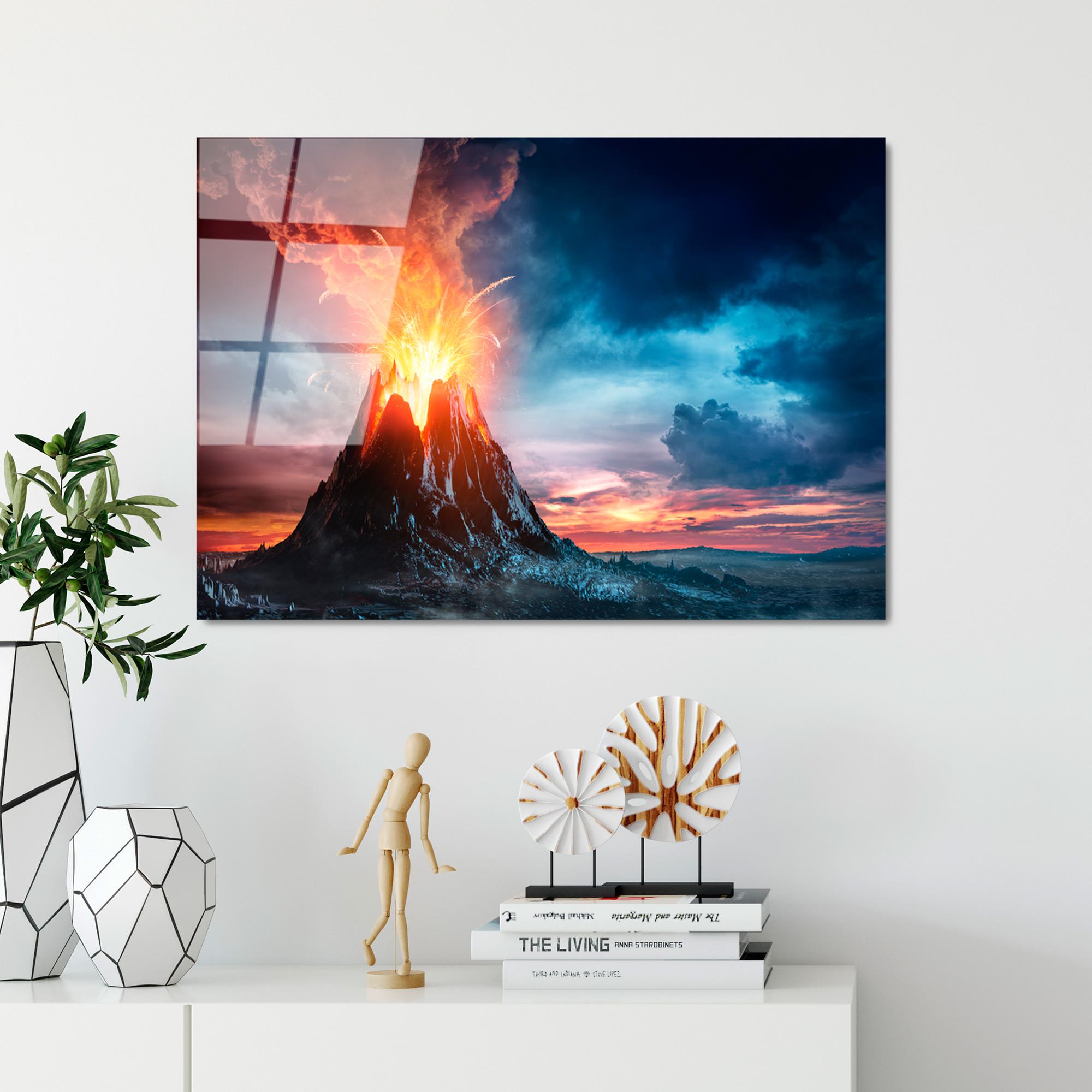 UV-310 Baskılı Cam Dikdörtgen Duvar Tablosu | ByLamp