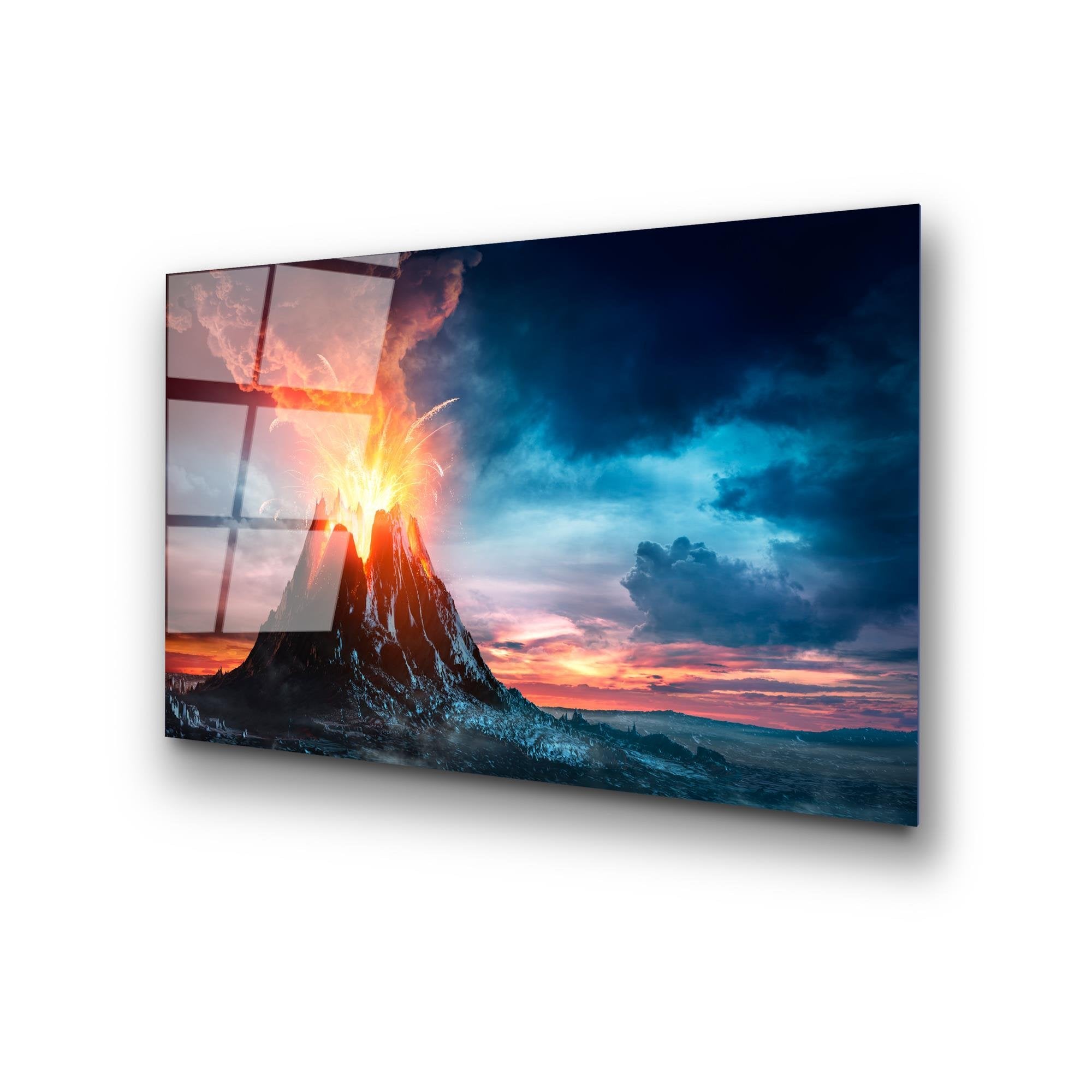 UV-310 Baskılı Cam Dikdörtgen Duvar Tablosu | ByLamp