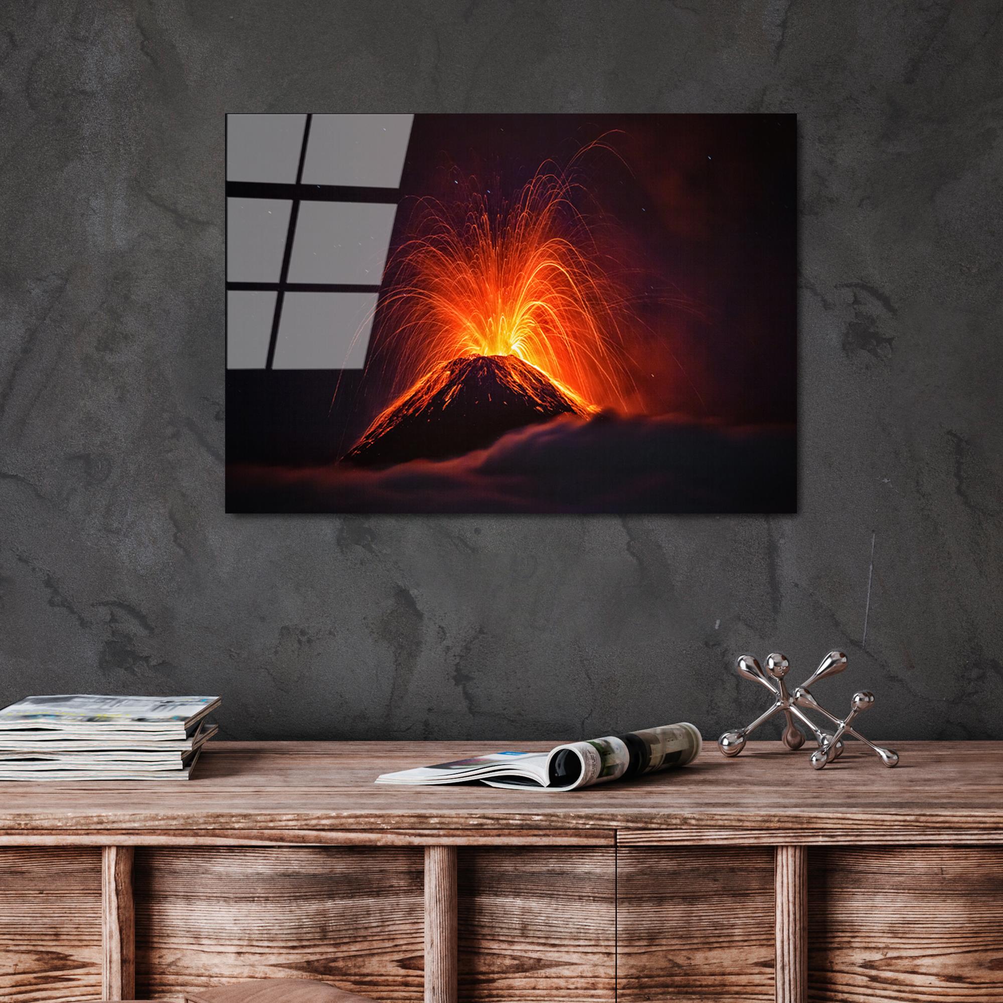 UV-311 Baskılı Cam Dikdörtgen Duvar Tablosu | ByLamp