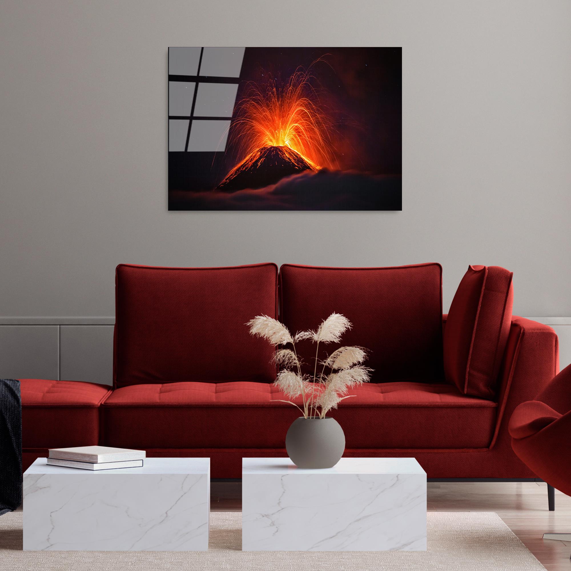 UV-311 Baskılı Cam Dikdörtgen Duvar Tablosu | ByLamp