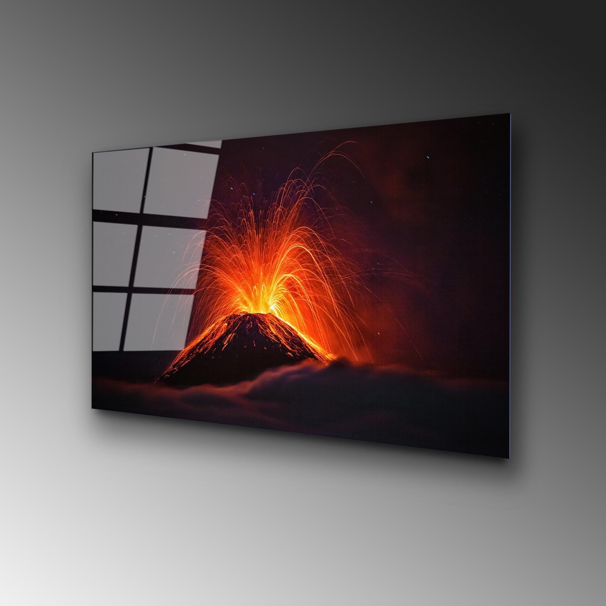 UV-311 Baskılı Cam Dikdörtgen Duvar Tablosu | ByLamp