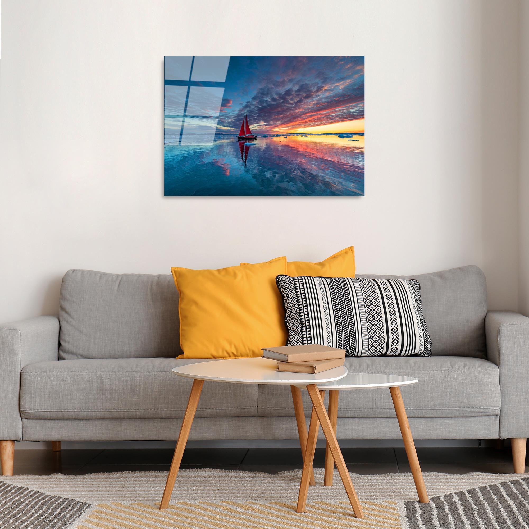 UV-312 Baskılı Cam Dikdörtgen Duvar Tablosu | ByLamp