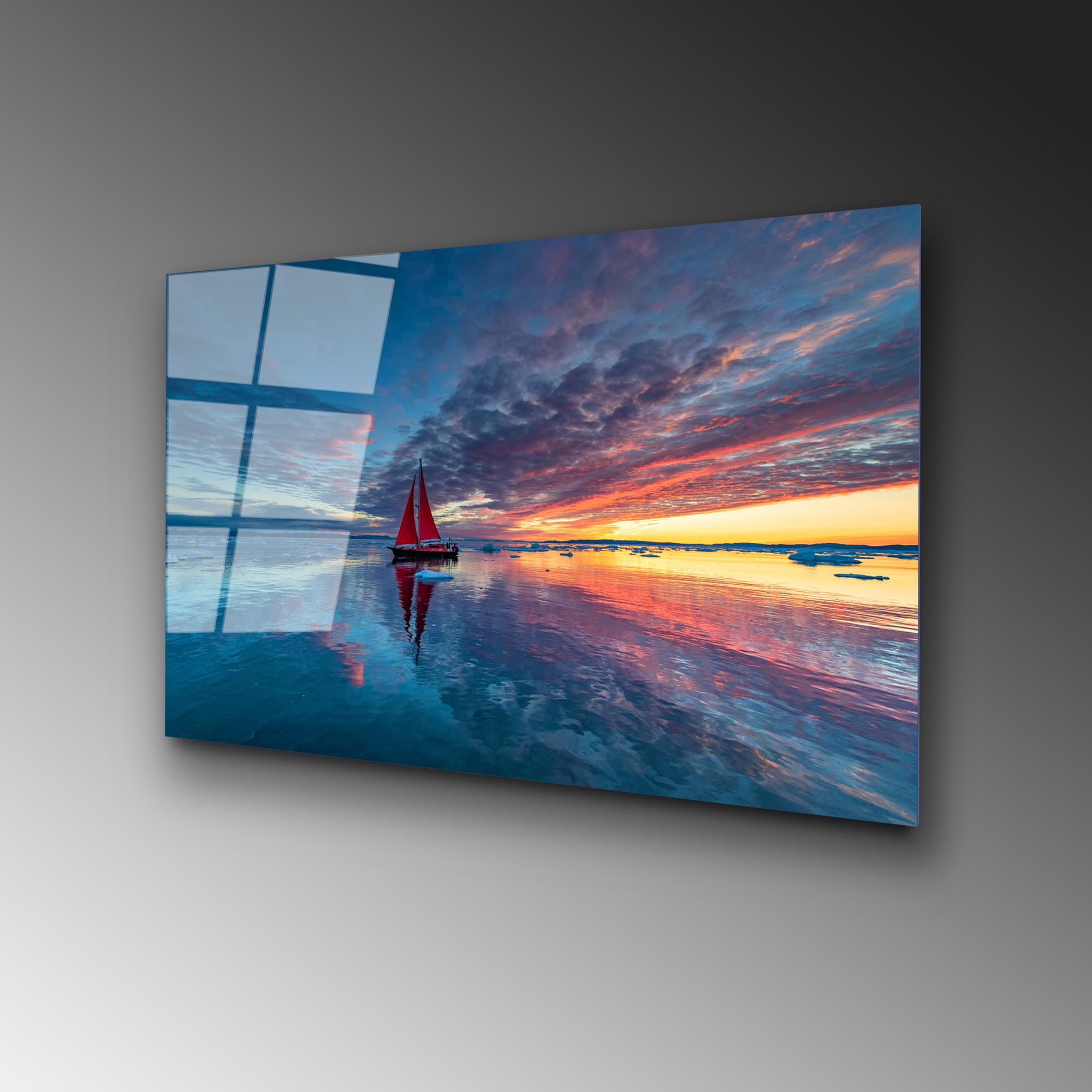 UV-312 Baskılı Cam Dikdörtgen Duvar Tablosu | ByLamp