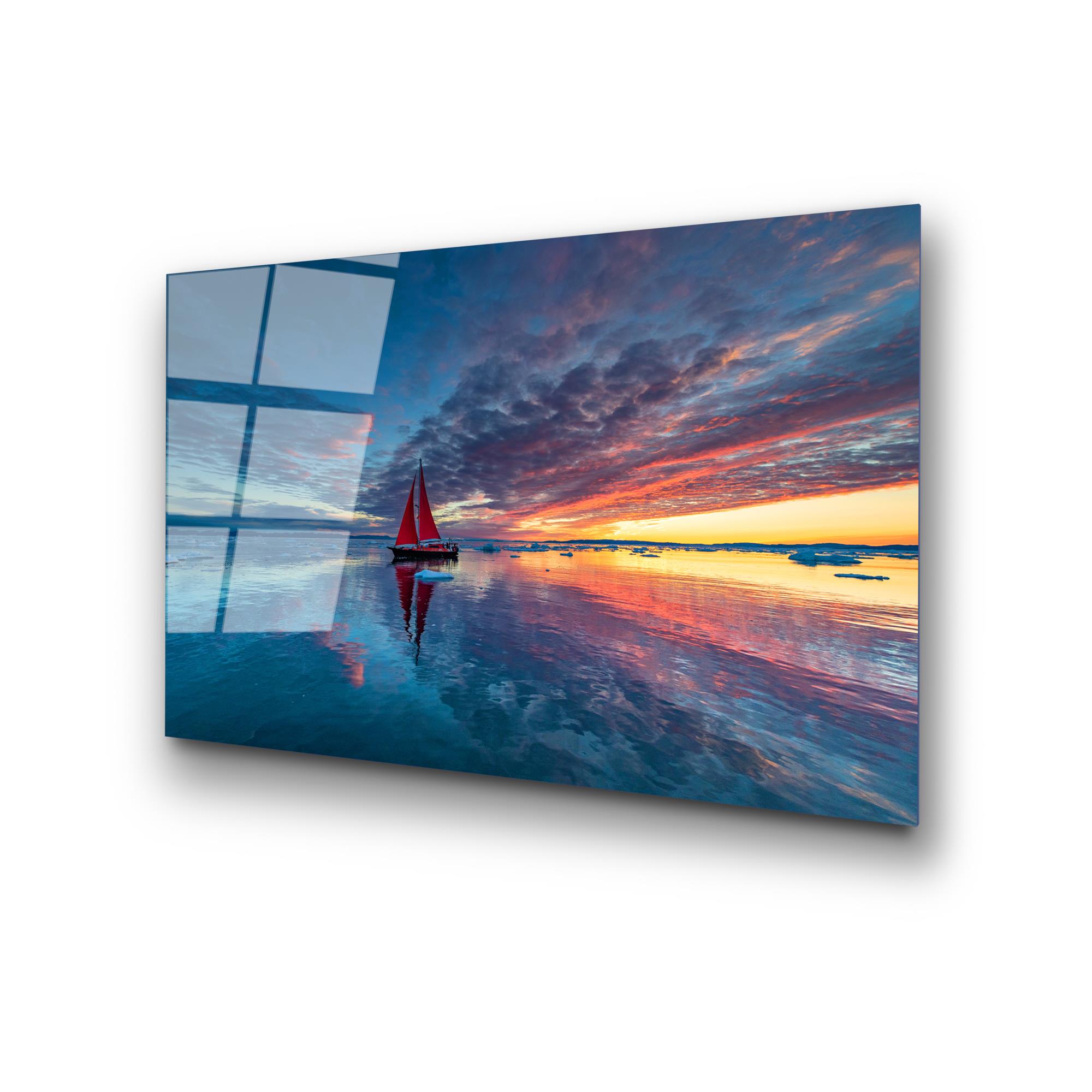 UV-312 Baskılı Cam Dikdörtgen Duvar Tablosu | ByLamp