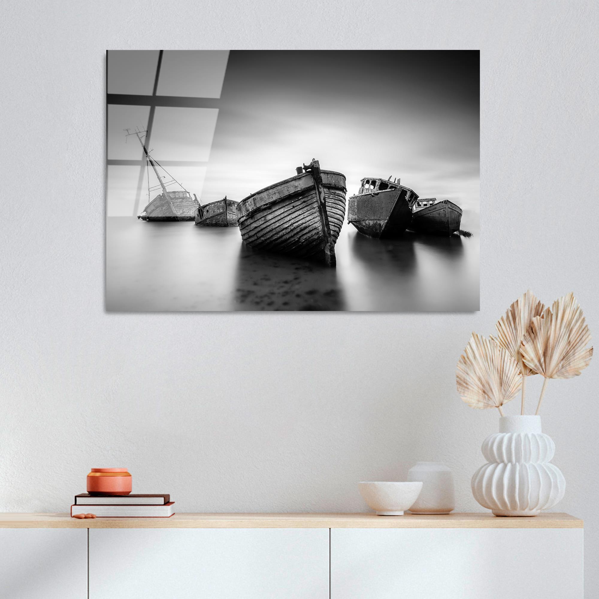 UV-313 Baskılı Cam Dikdörtgen Duvar Tablosu | ByLamp