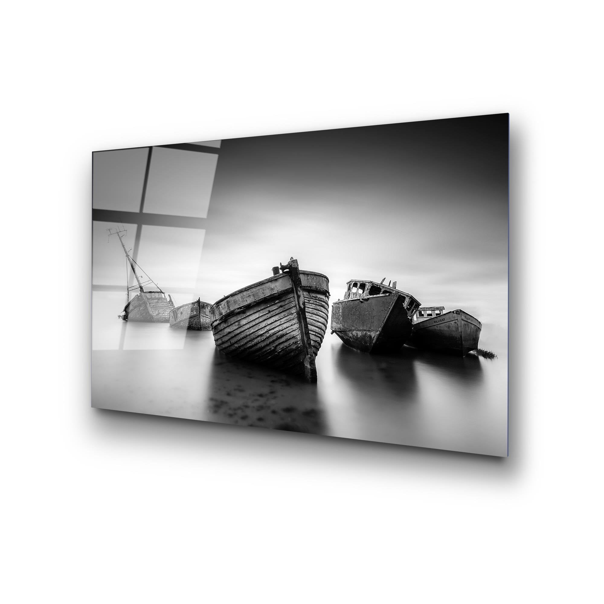 UV-313 Baskılı Cam Dikdörtgen Duvar Tablosu | ByLamp