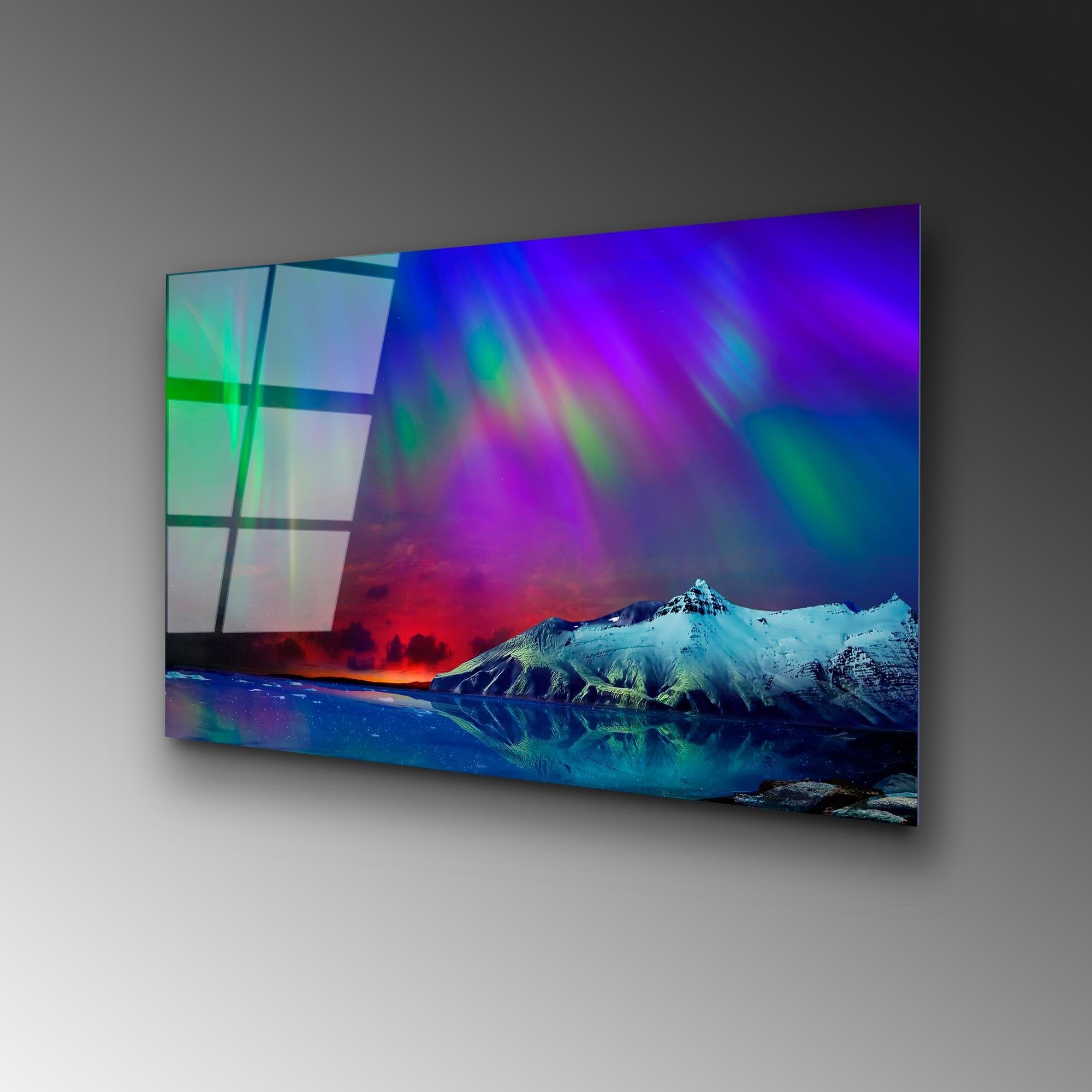 UV-314 Baskılı Cam Dikdörtgen Duvar Tablosu | ByLamp