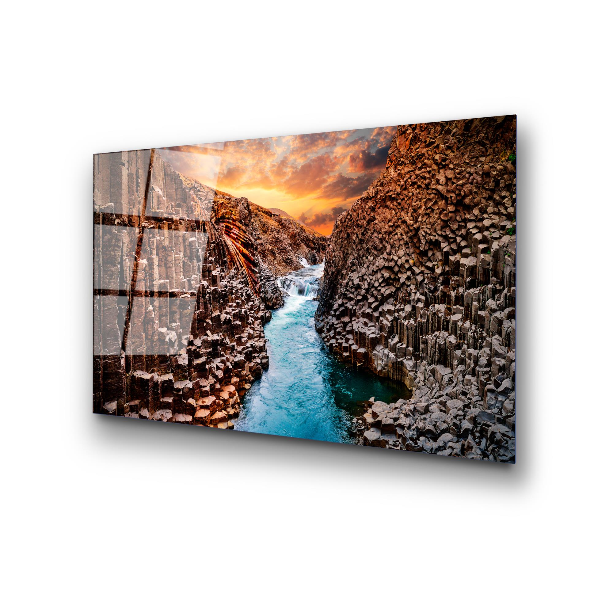 UV-315 Baskılı Cam Dikdörtgen Duvar Tablosu | ByLamp