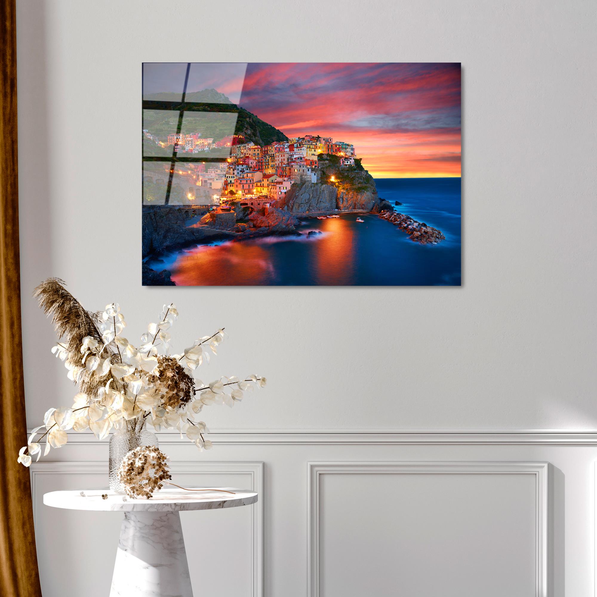 UV-316 Baskılı Cam Dikdörtgen Duvar Tablosu | ByLamp