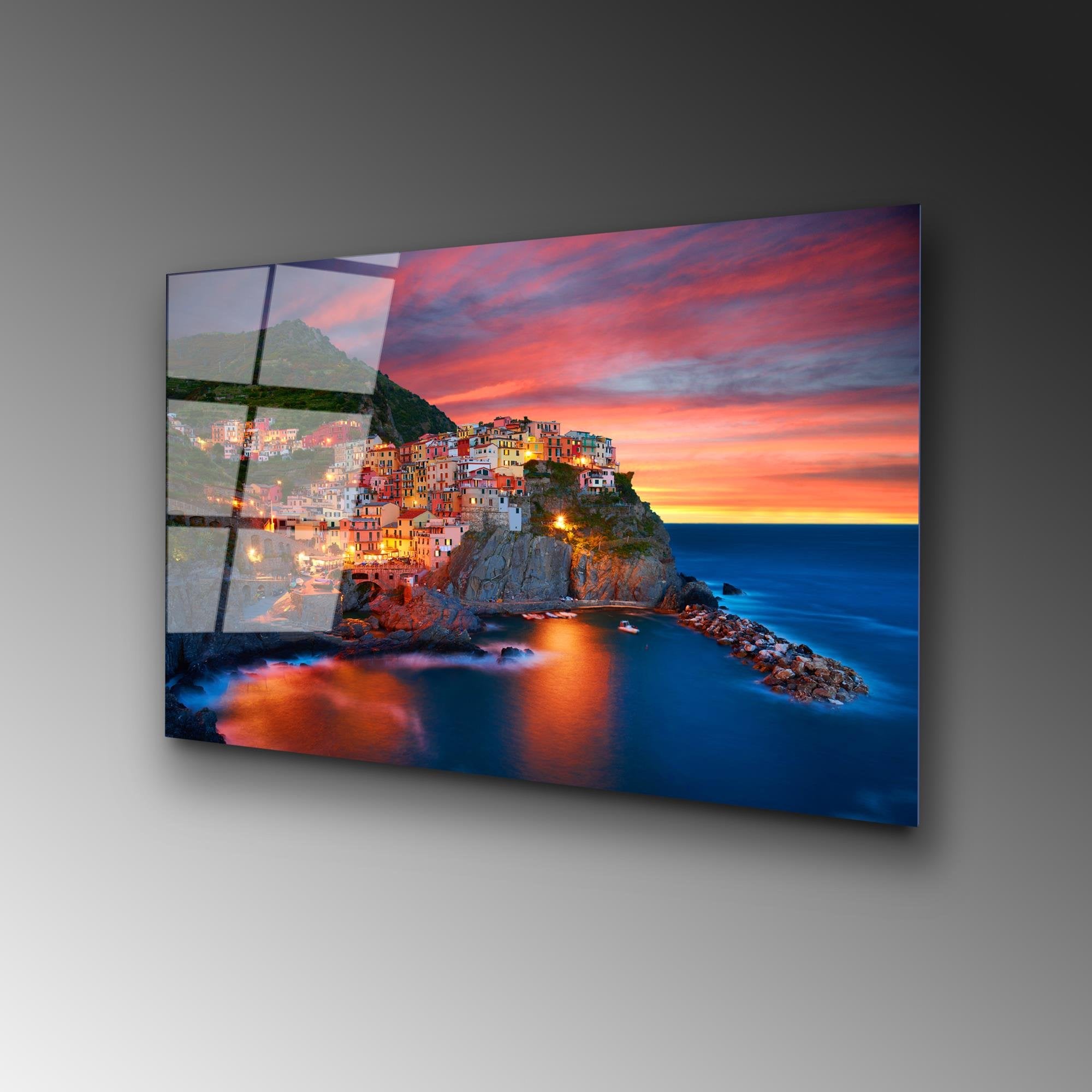 UV-316 Baskılı Cam Dikdörtgen Duvar Tablosu | ByLamp