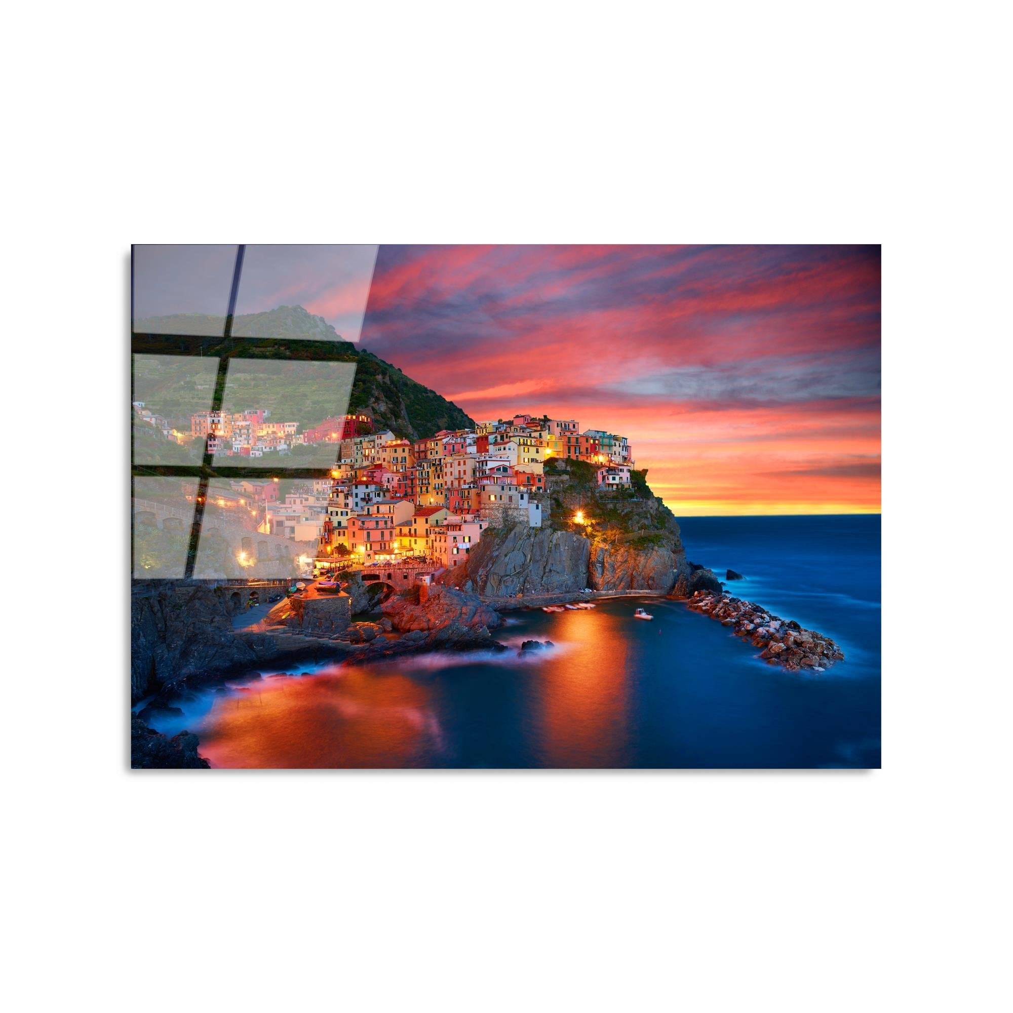 UV-316 Baskılı Cam Dikdörtgen Duvar Tablosu | ByLamp