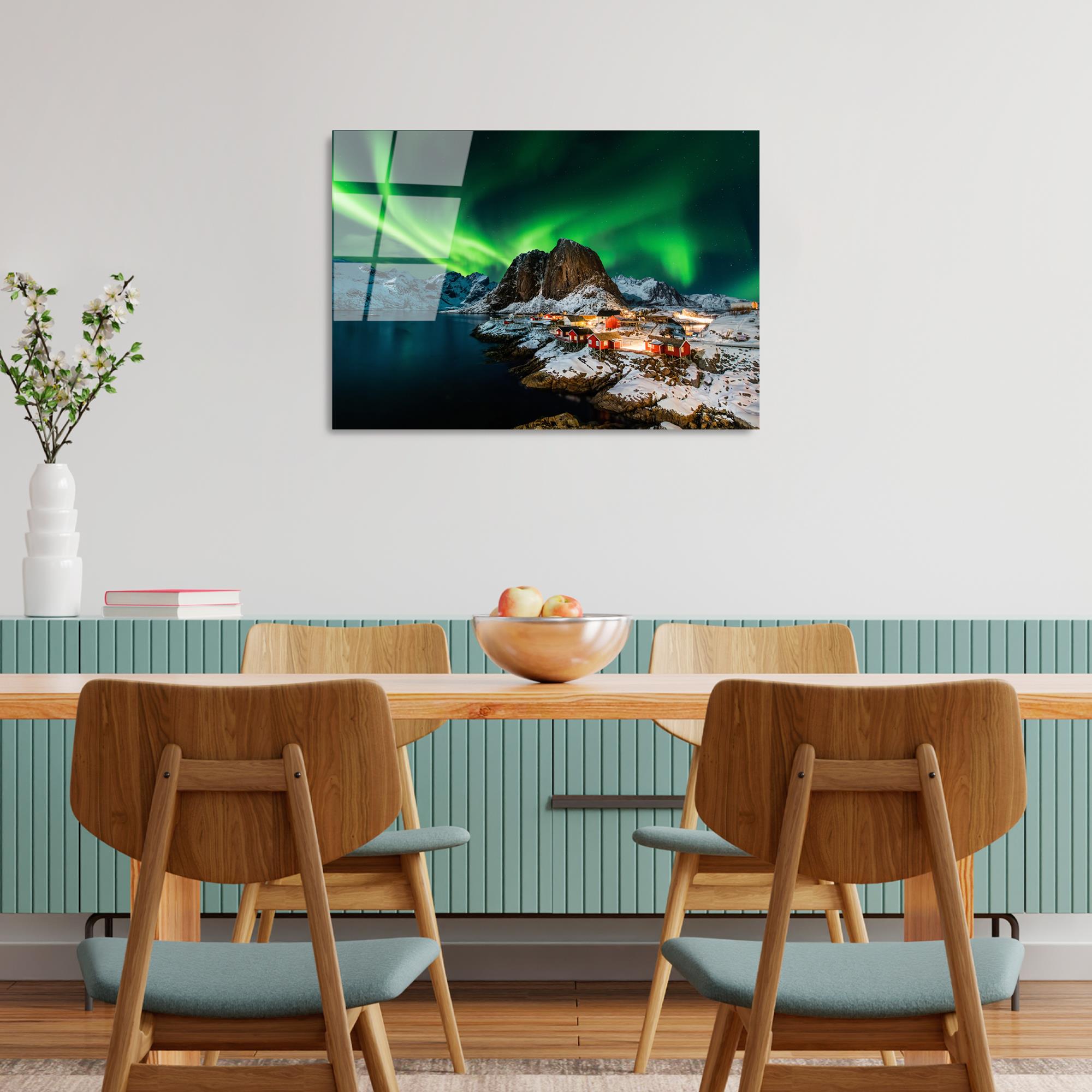 UV-317 Baskılı Cam Dikdörtgen Duvar Tablosu | ByLamp