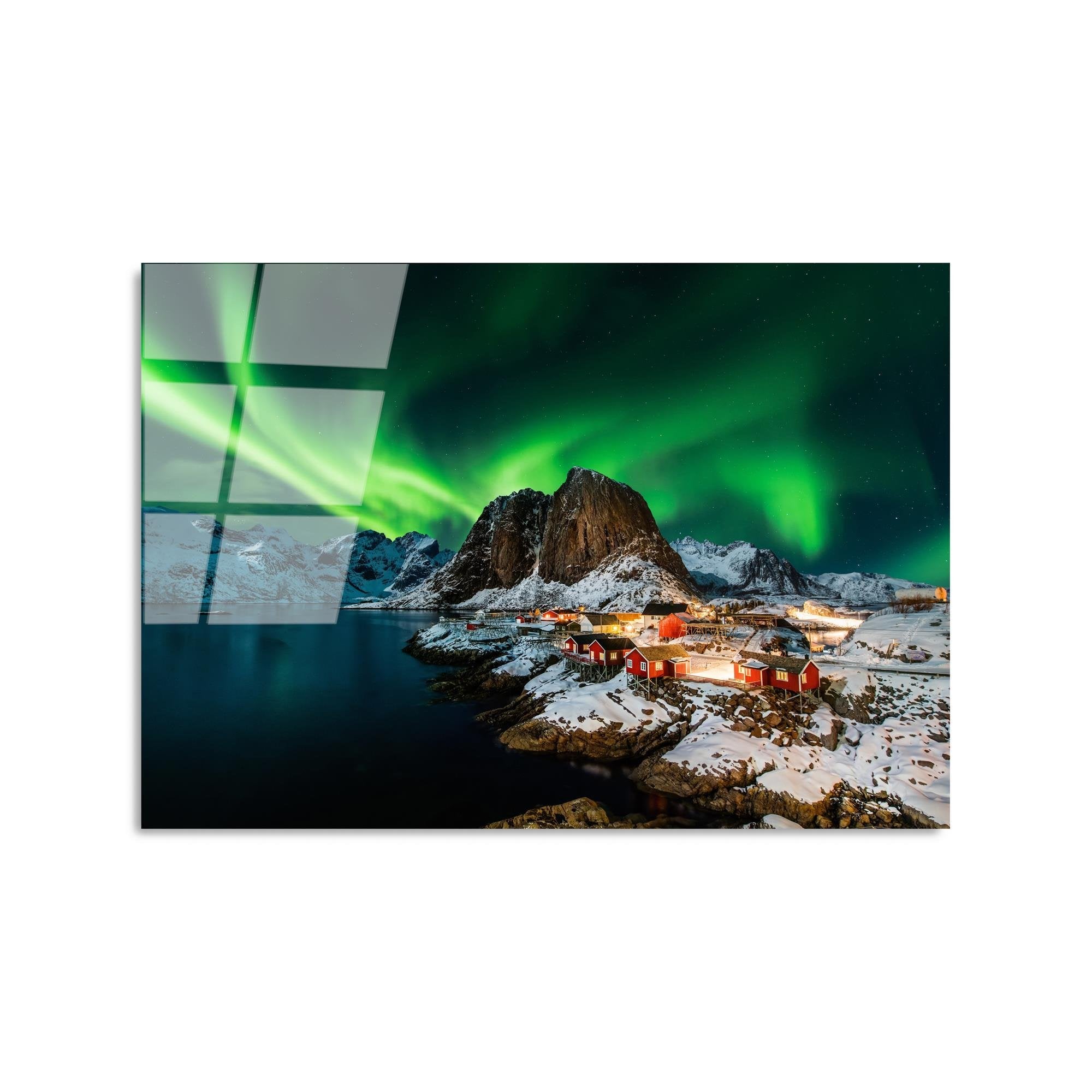 UV-317 Baskılı Cam Dikdörtgen Duvar Tablosu | ByLamp