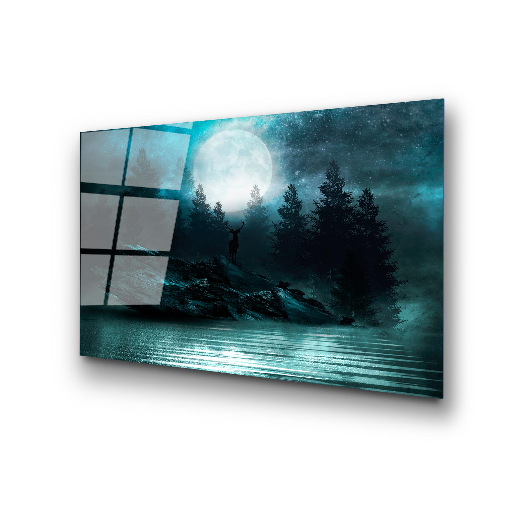 UV-318 Baskılı Cam Dikdörtgen Duvar Tablosu | ByLamp