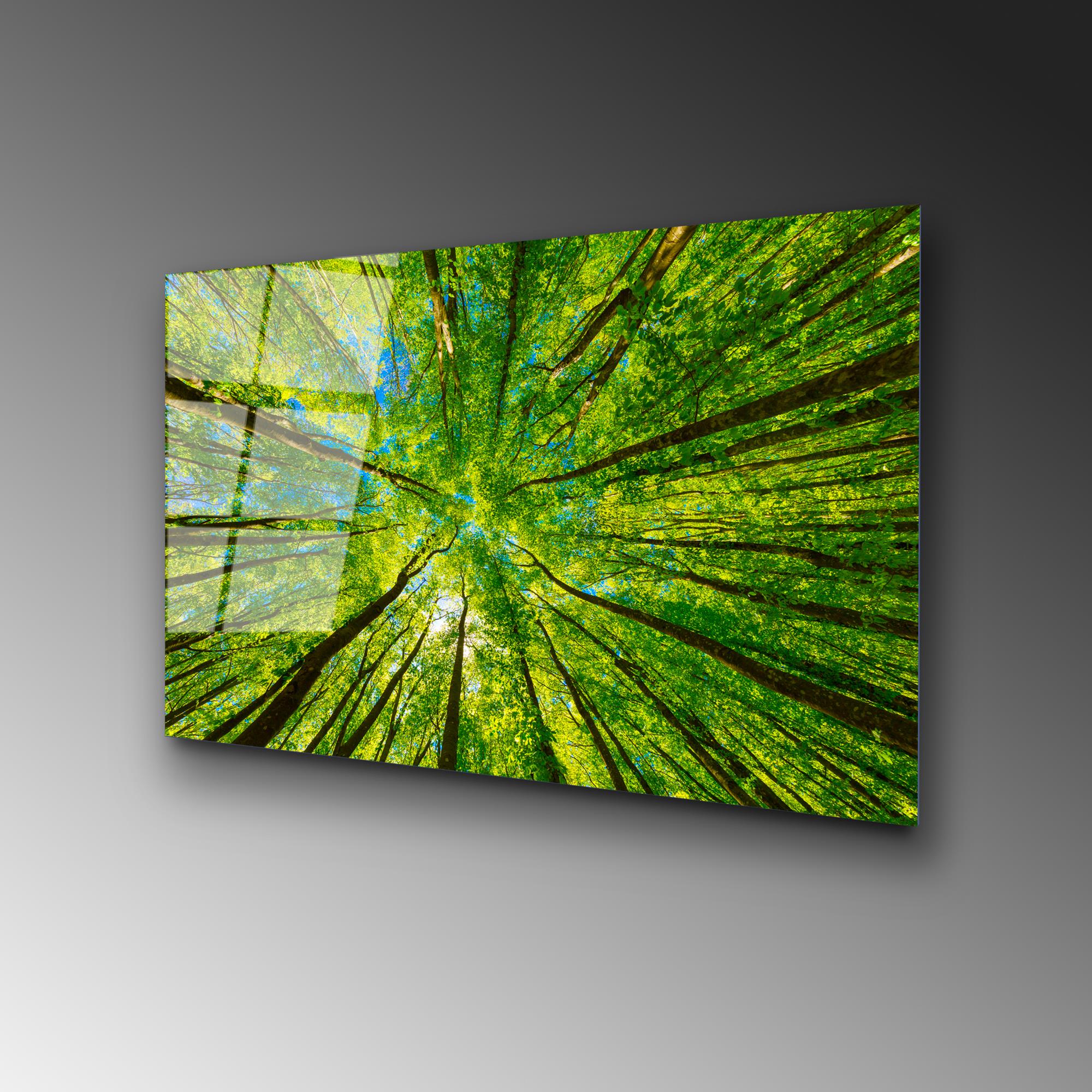 UV-319 Baskılı Cam Dikdörtgen Duvar Tablosu | ByLamp