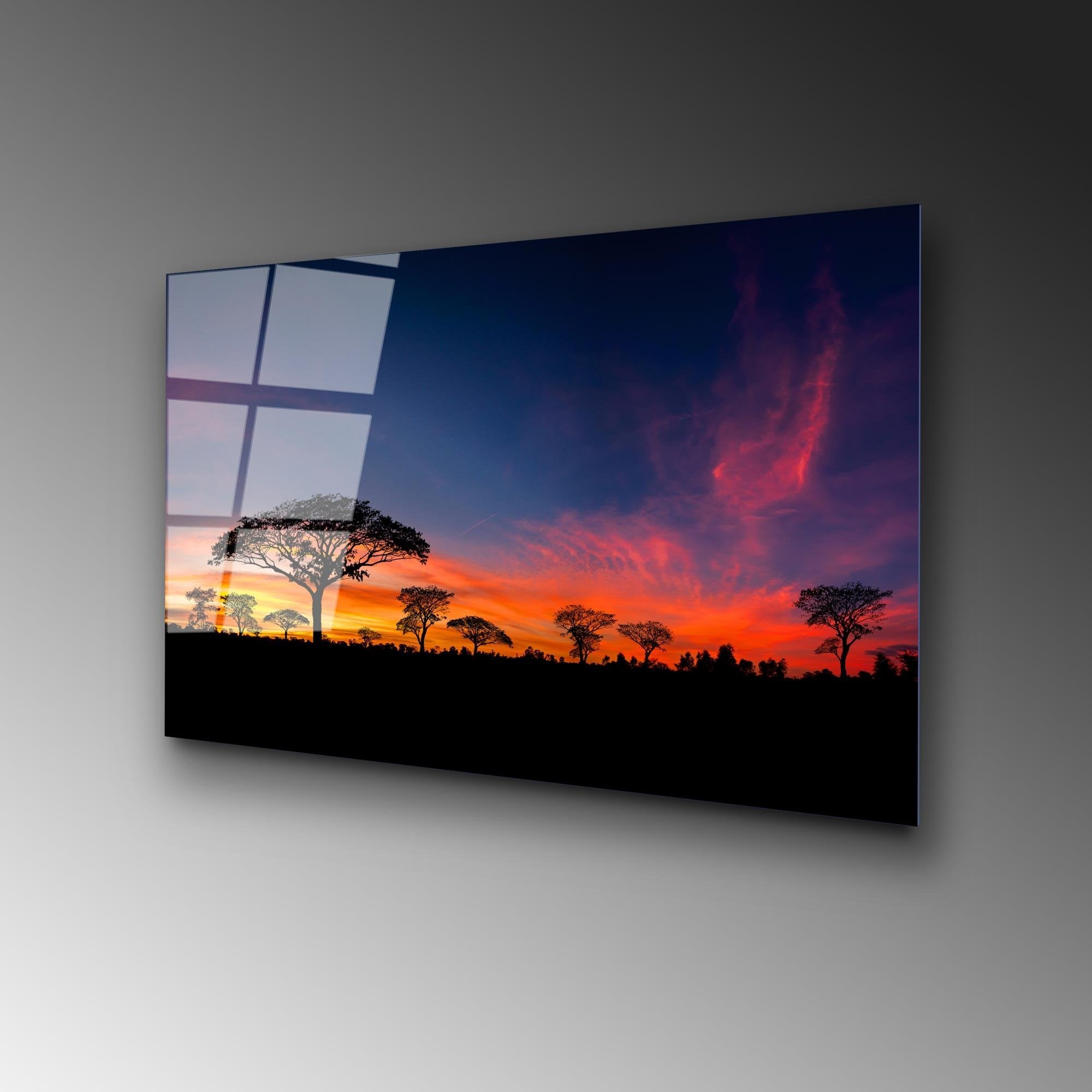 UV-320 Baskılı Cam Dikdörtgen Duvar Tablosu | ByLamp