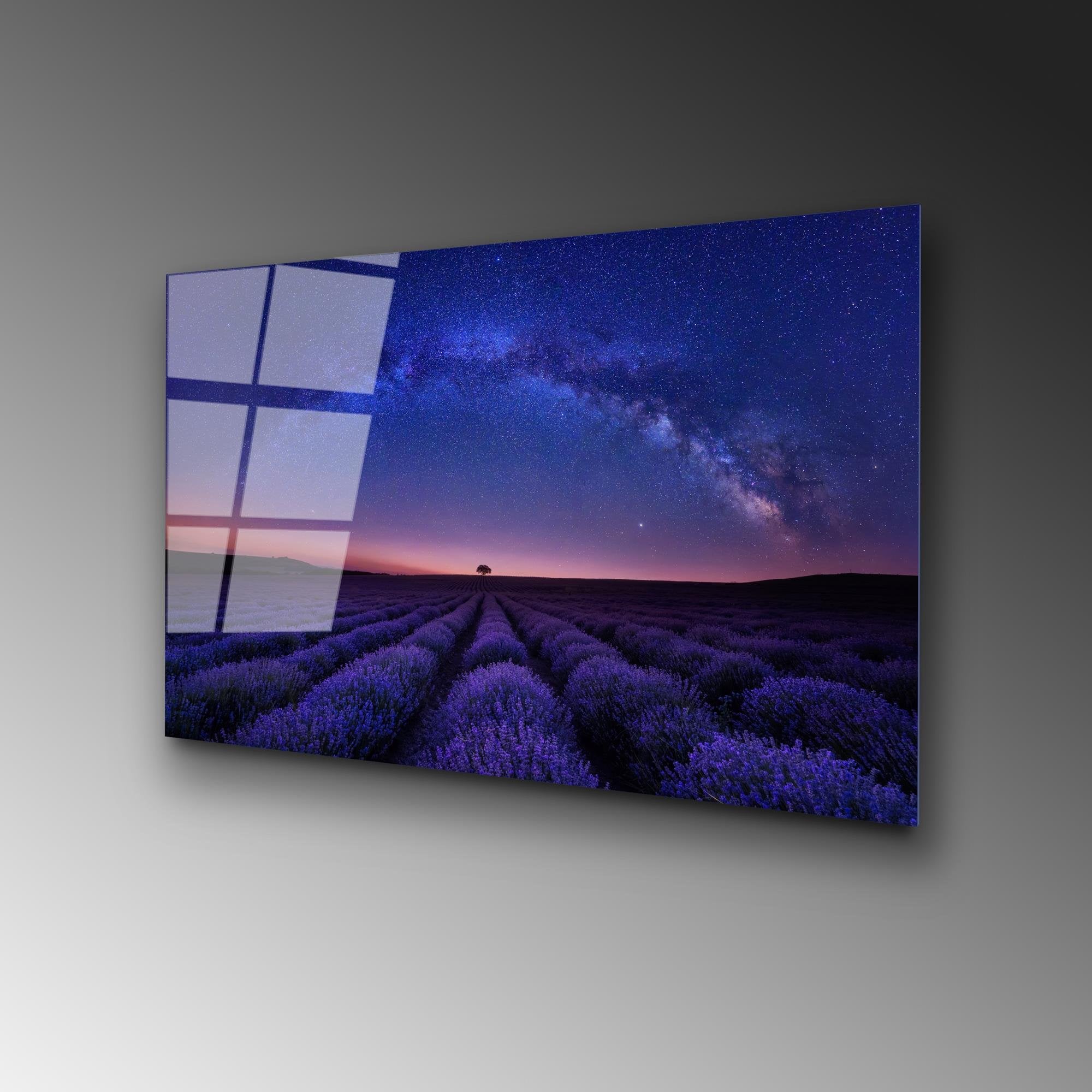 UV-323 Baskılı Cam Dikdörtgen Duvar Tablosu | ByLamp